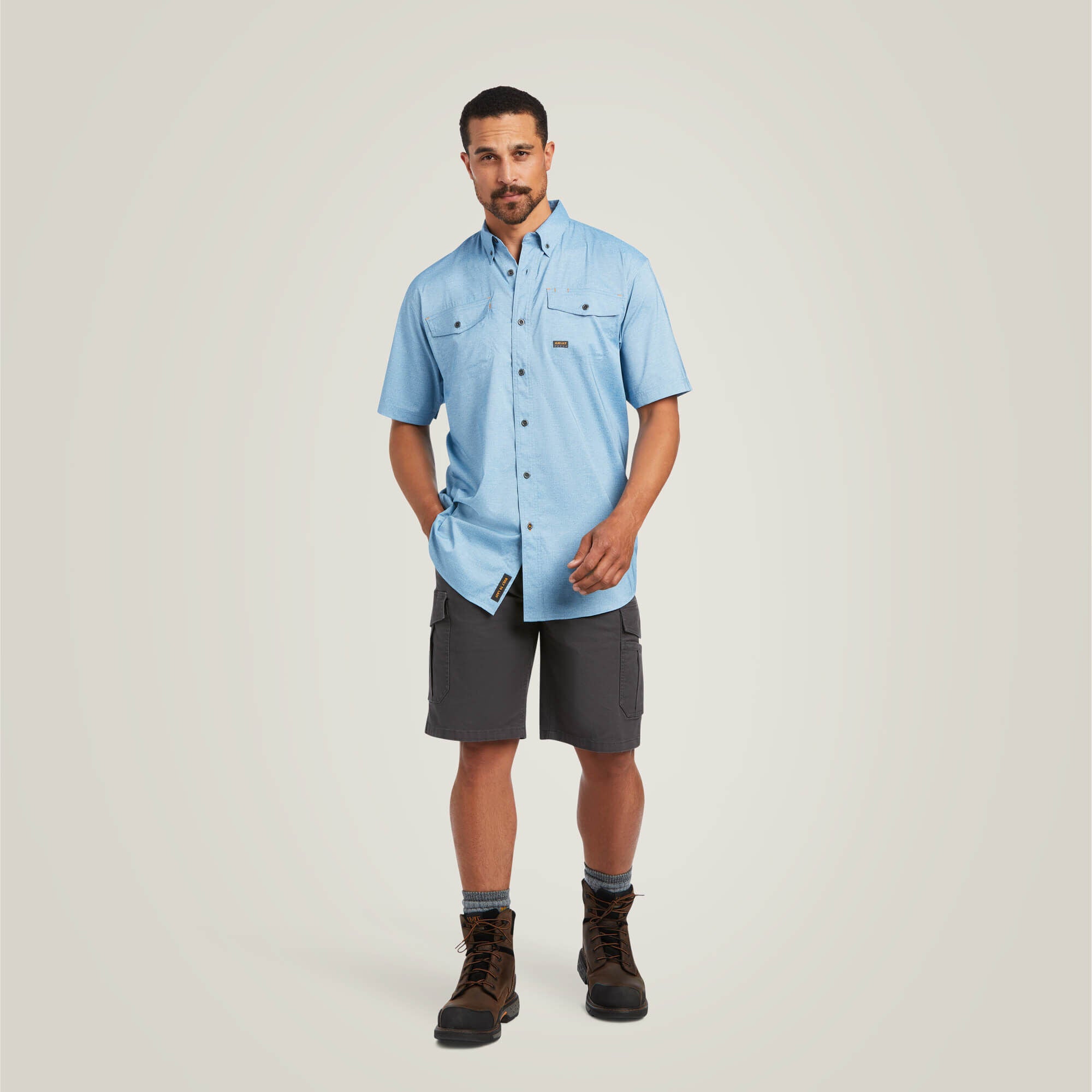 Rebar Made Tough VentTEK DuraStretch Work Shirt-Ariat