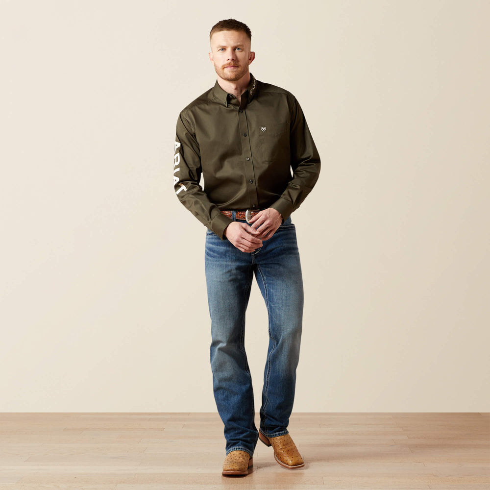 Team Logo Twill Classic Fit Shirt-Ariat