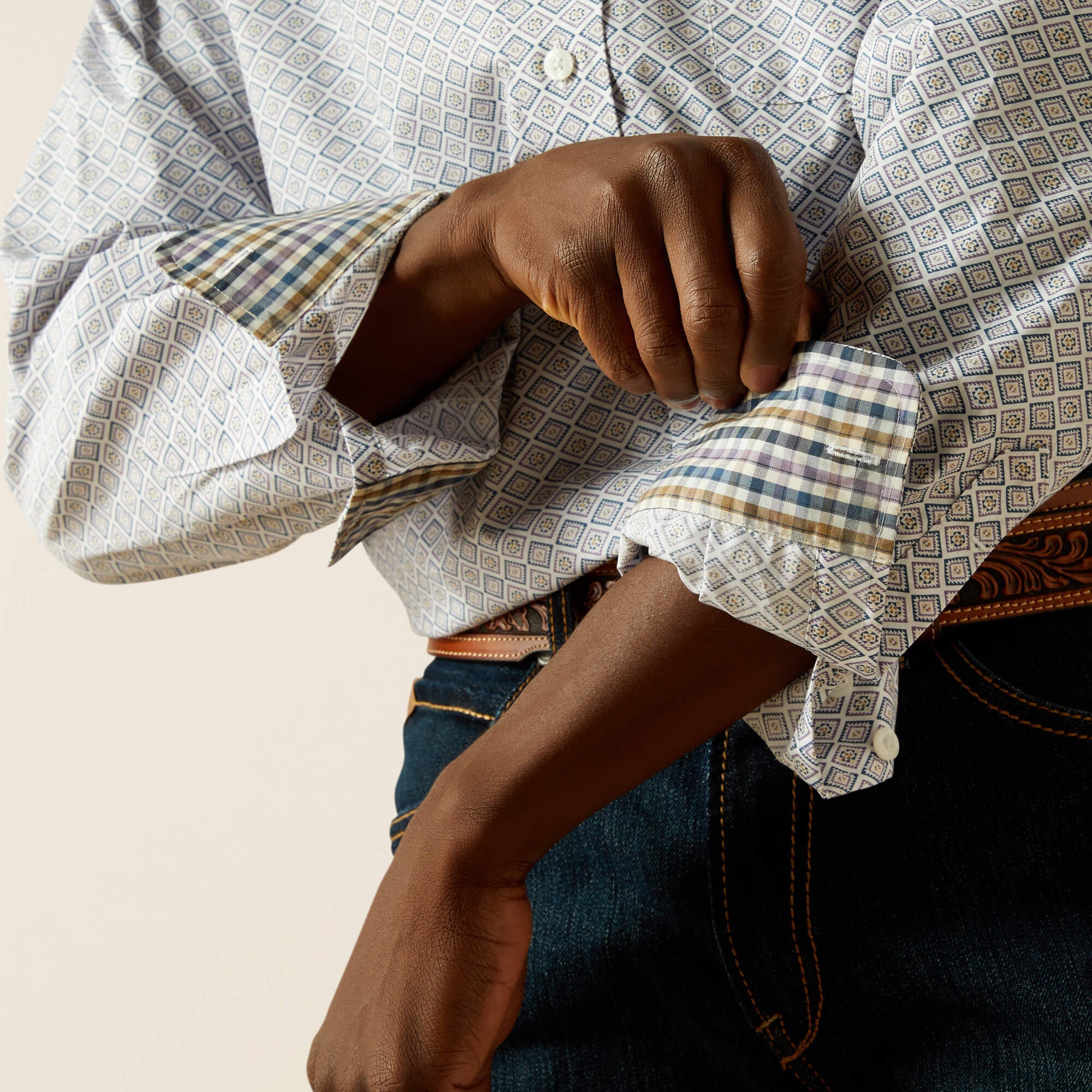 Wrinkle Free Declan Classic Fit Shirt-Ariat