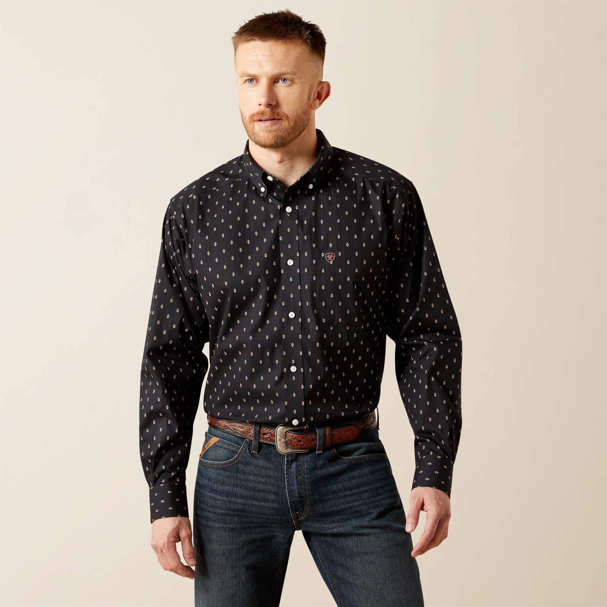 Wrinkle Free Asher Classic Fit Shirt-Ariat