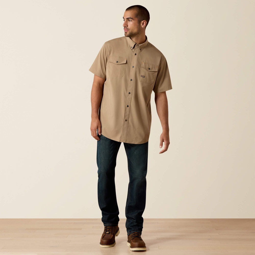 Rebar Made Tough VentTEK DuraStretch Work Shirt-Ariat