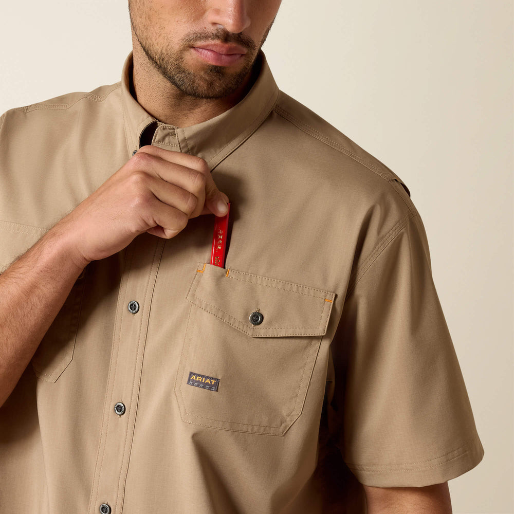 Rebar Made Tough VentTEK DuraStretch Work Shirt-Ariat