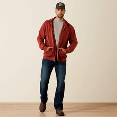 Rebar Lightweight Label Full Zip Hoodie-Ariat