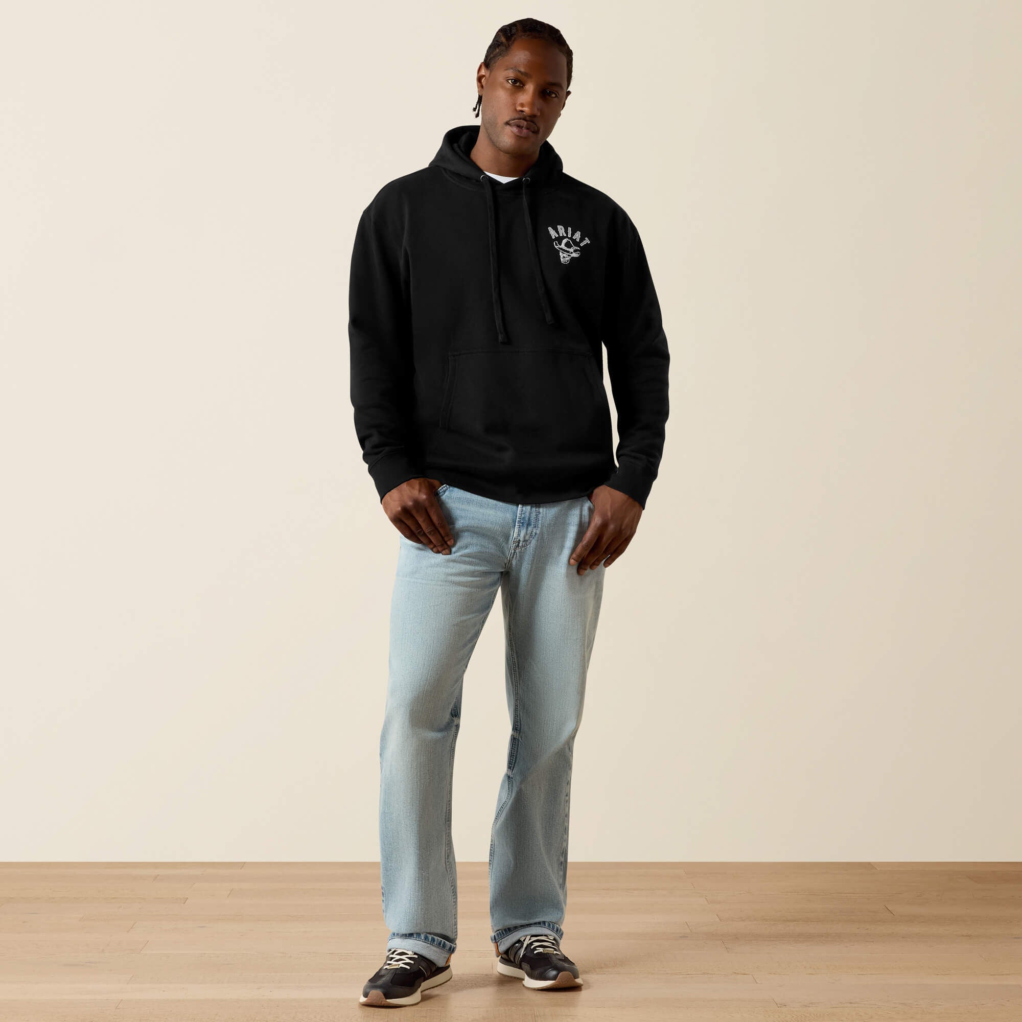 Ariat Stitched Skull Hoodie-Ariat