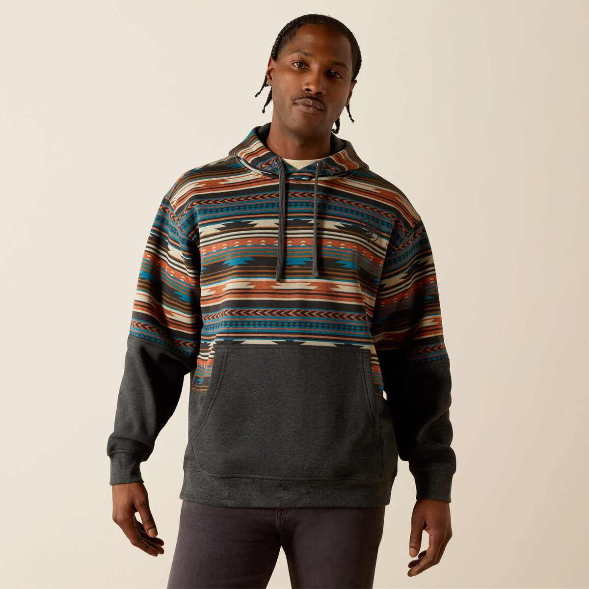 Color Block Hoodie-Ariat