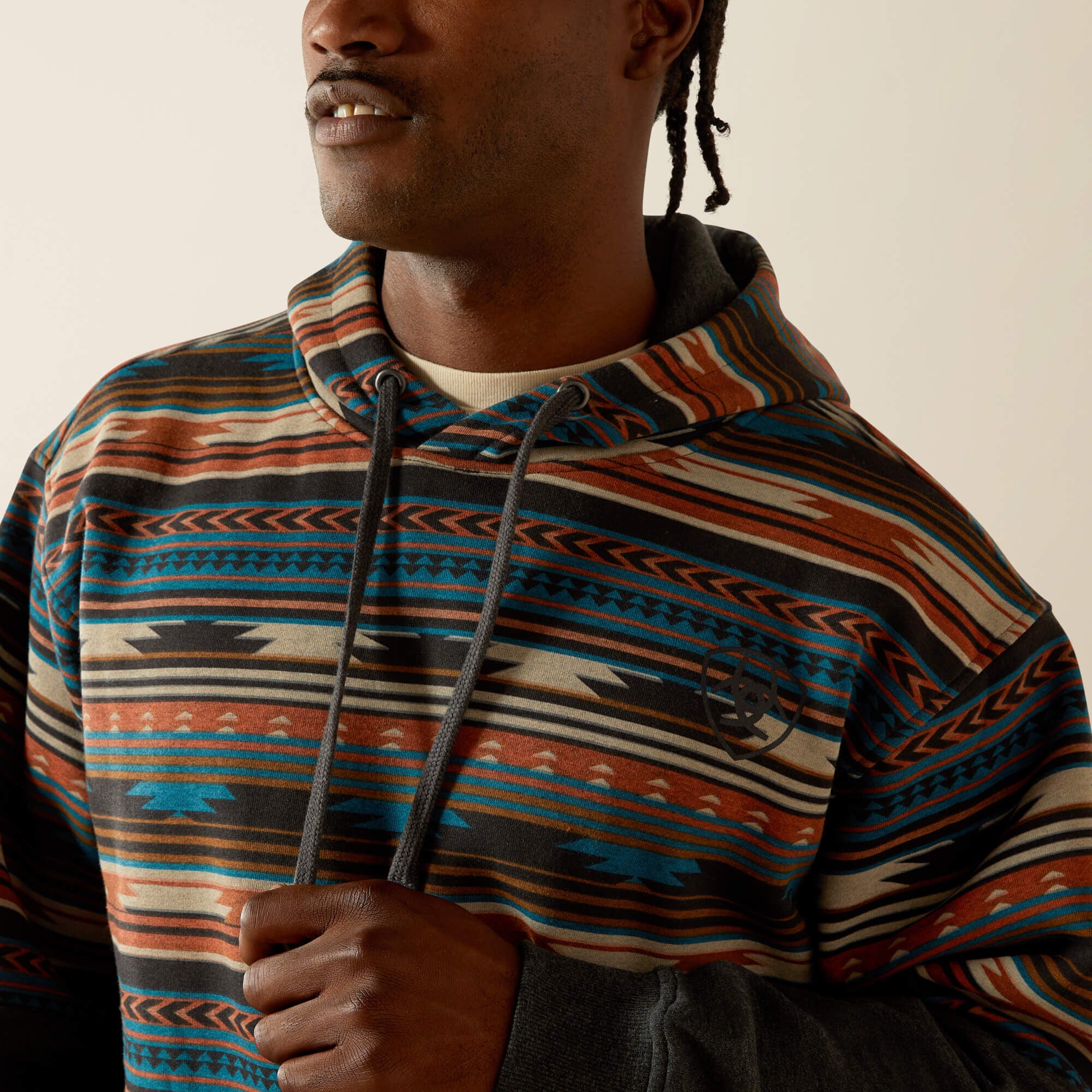 Color Block Hoodie-Ariat