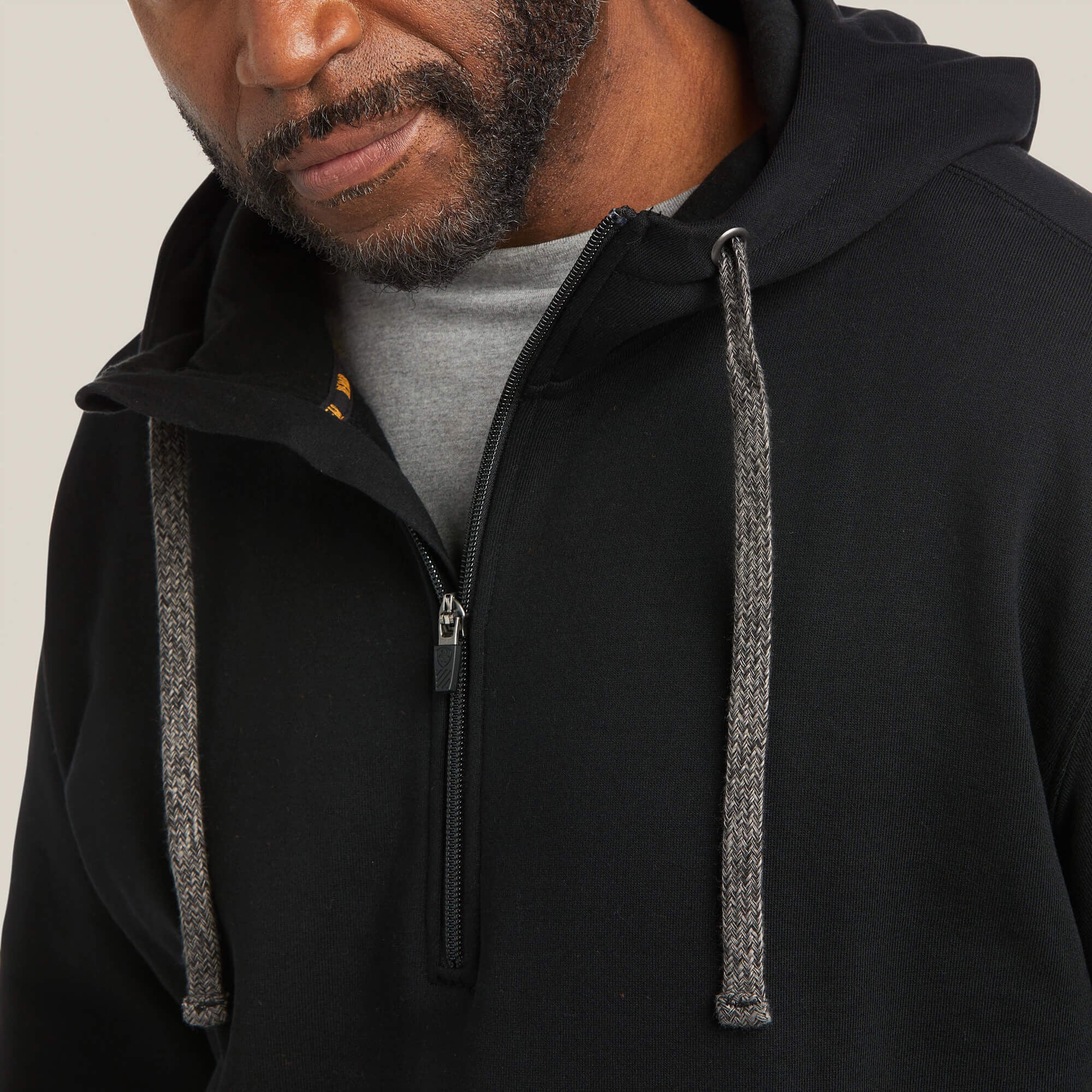 Rebar Workman 1/4 Zip Hoodie-Ariat