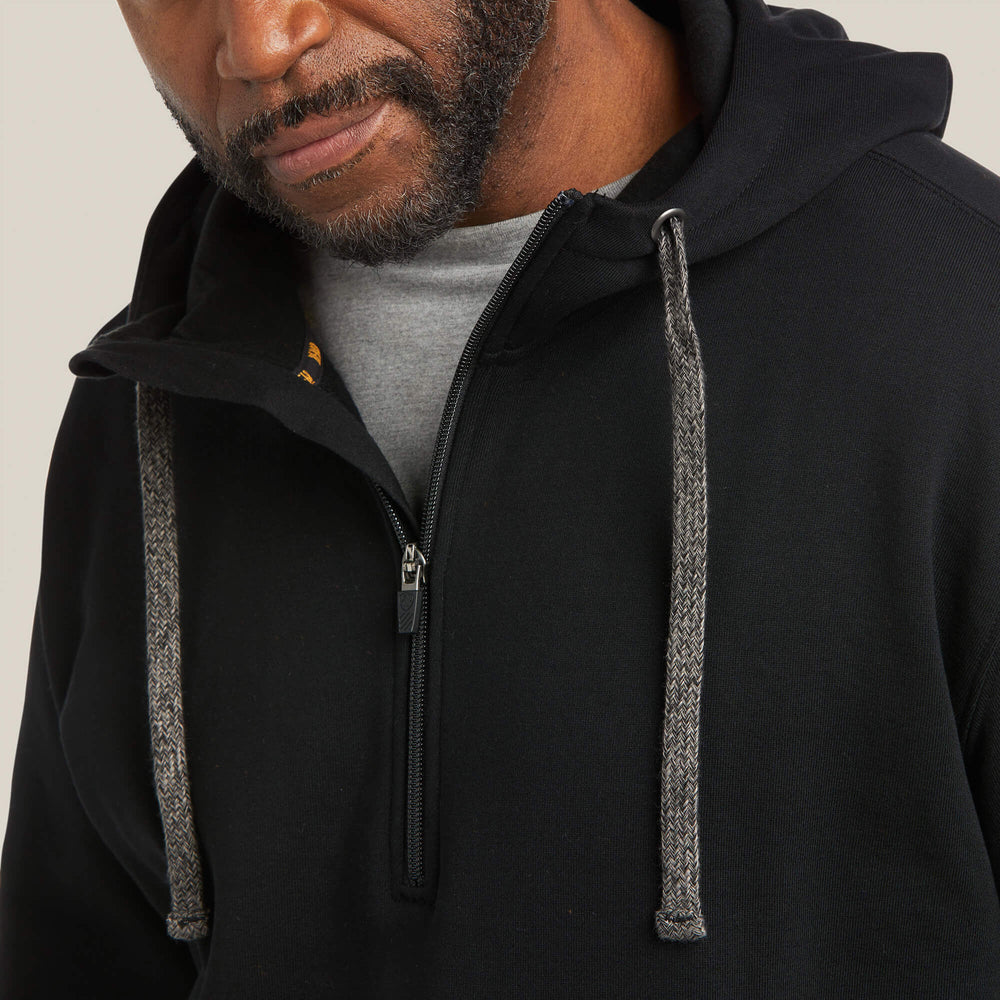 Rebar Workman 1/4 Zip Hoodie-Ariat