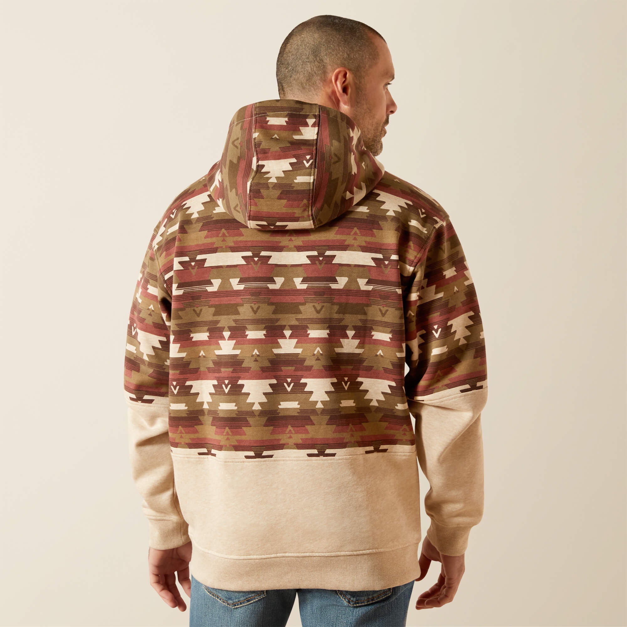 Color Block Hoodie-Ariat