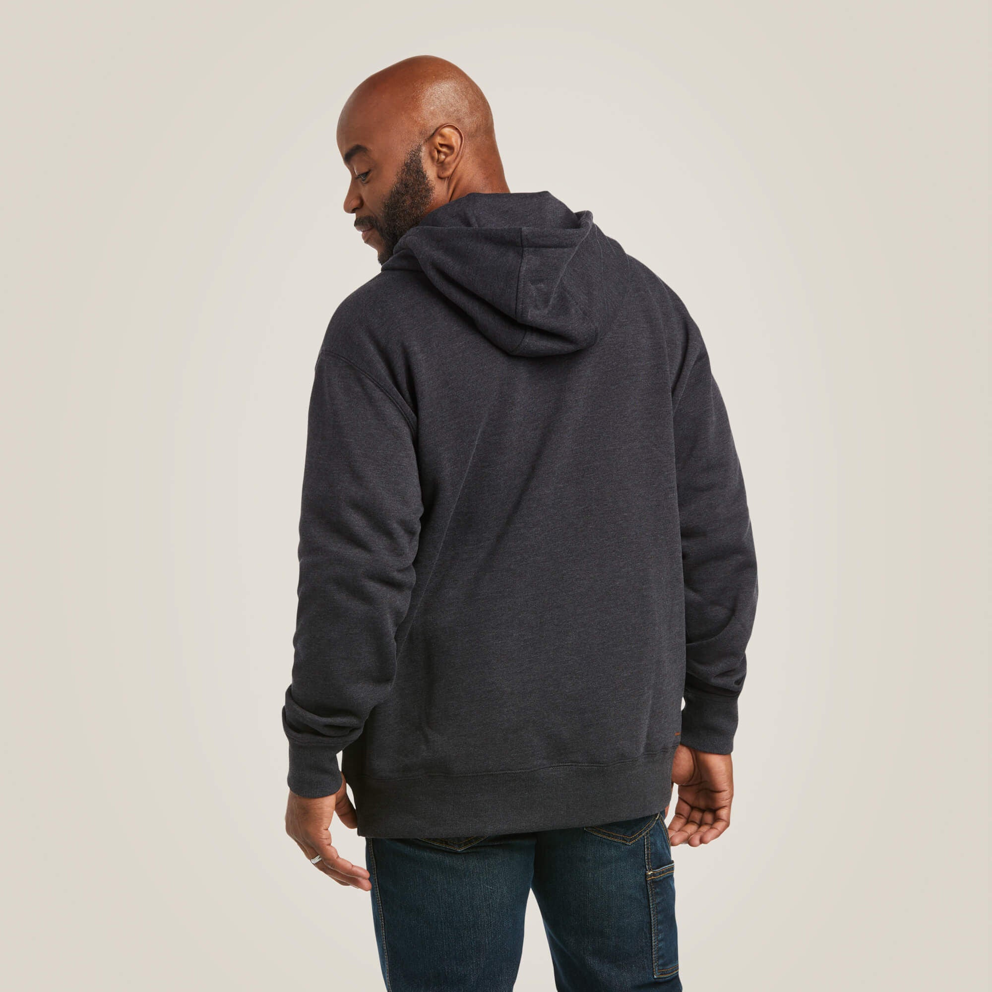 Rebar Workman 1/4 Zip Hoodie-Ariat