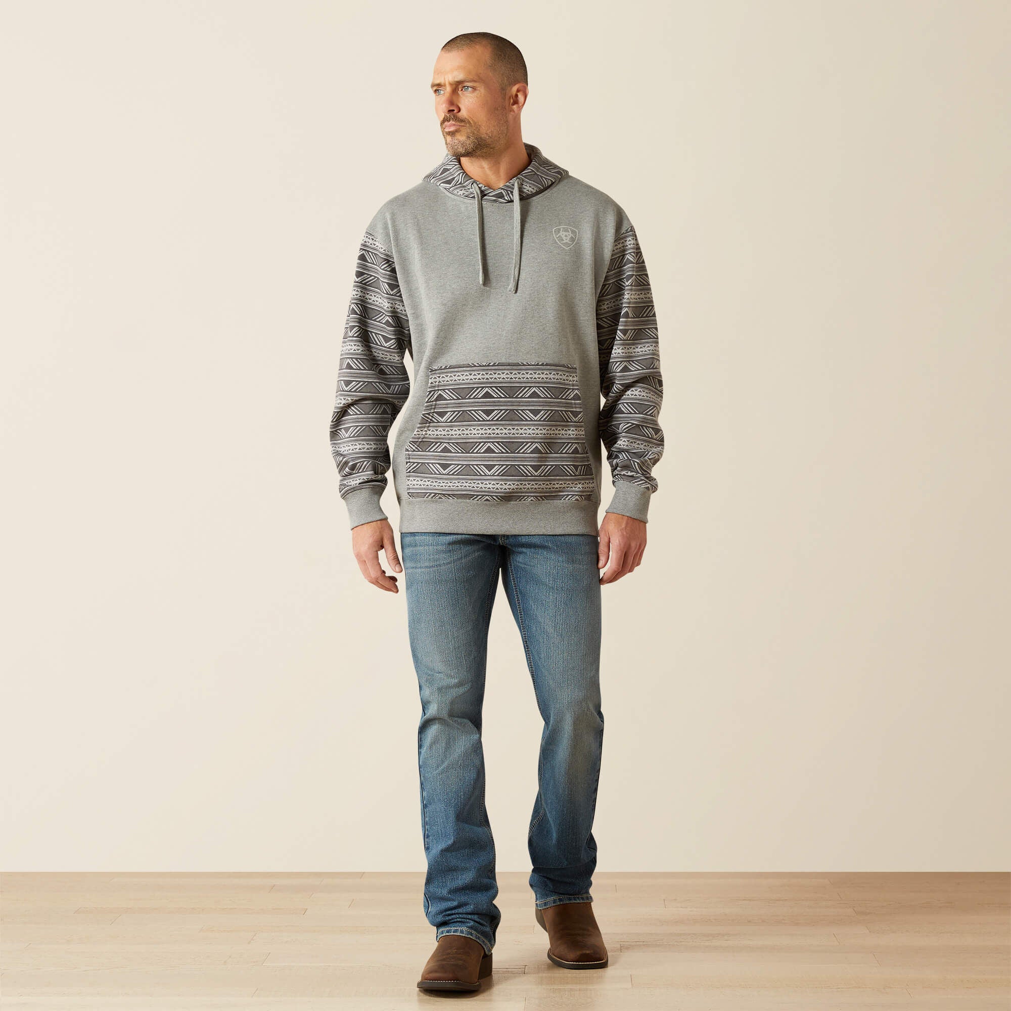 Southwestern Color Block Hoodie-Ariat