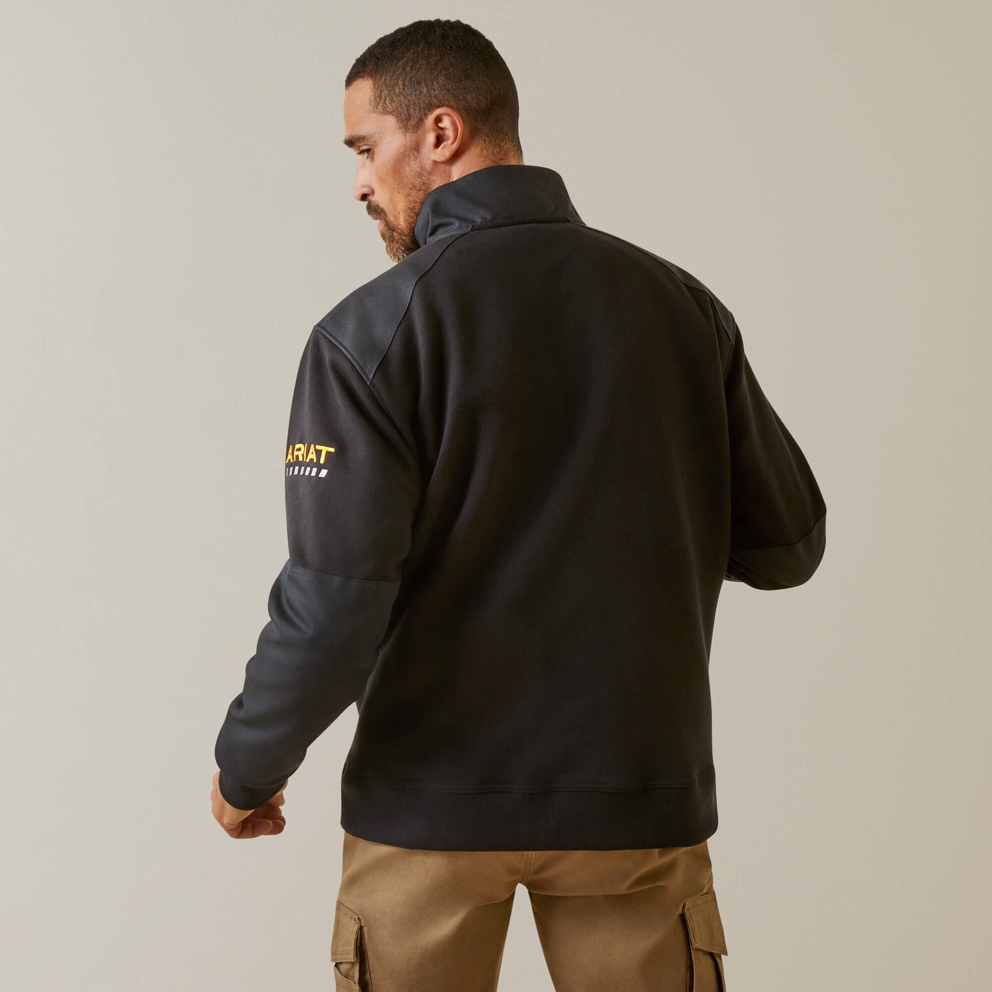 Rebar Workman Duracanvas 1/4 Zip Sweatshirt-Ariat