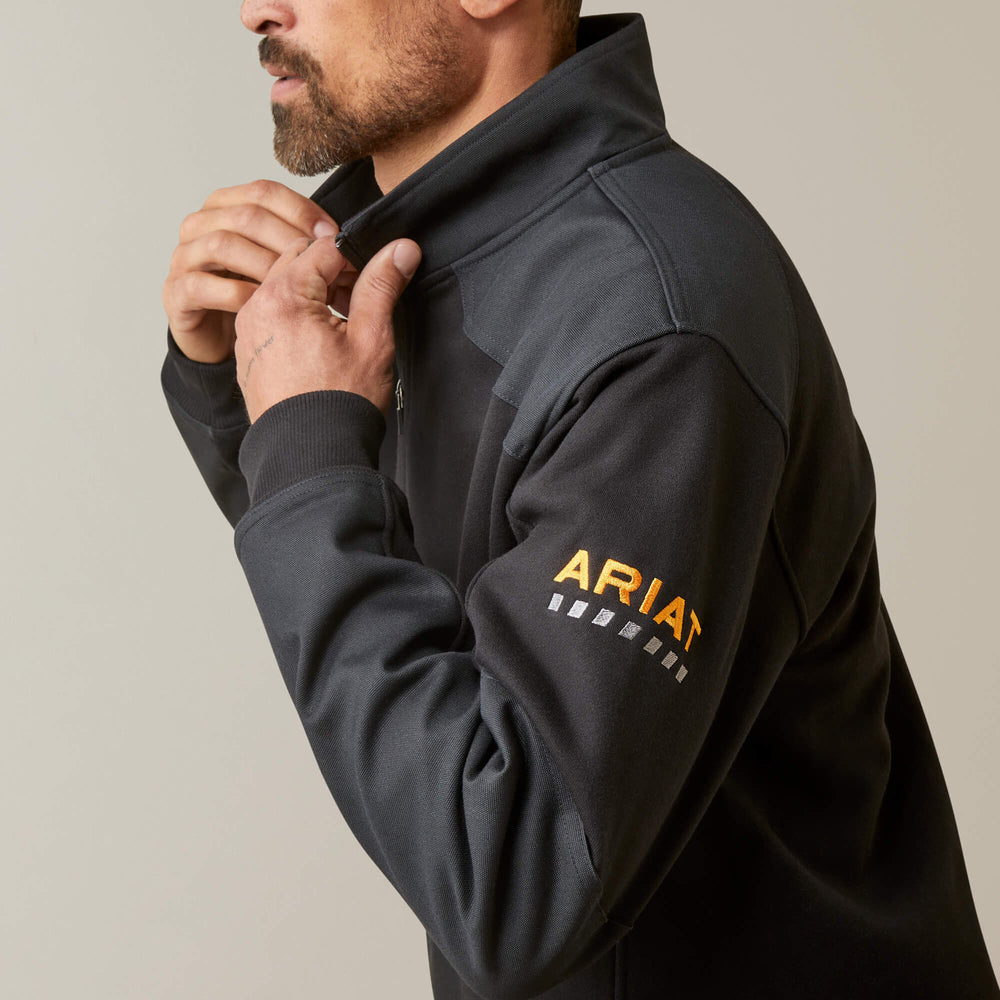 Rebar Workman Duracanvas 1/4 Zip Sweatshirt-Ariat