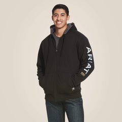 Rebar All-Weather Full Zip Hoodie-Ariat