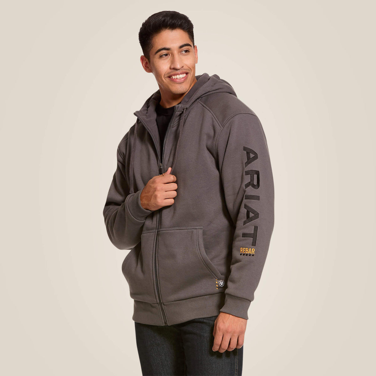 Rebar All-Weather Full Zip Hoodie-Ariat
