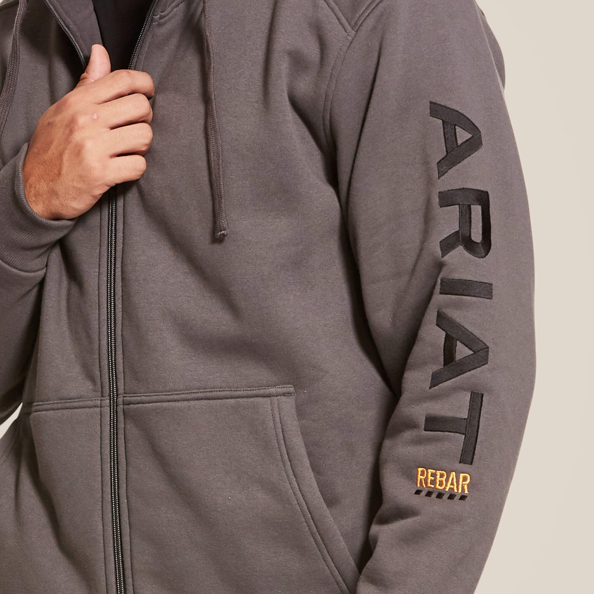 Rebar All-Weather Full Zip Hoodie-Ariat