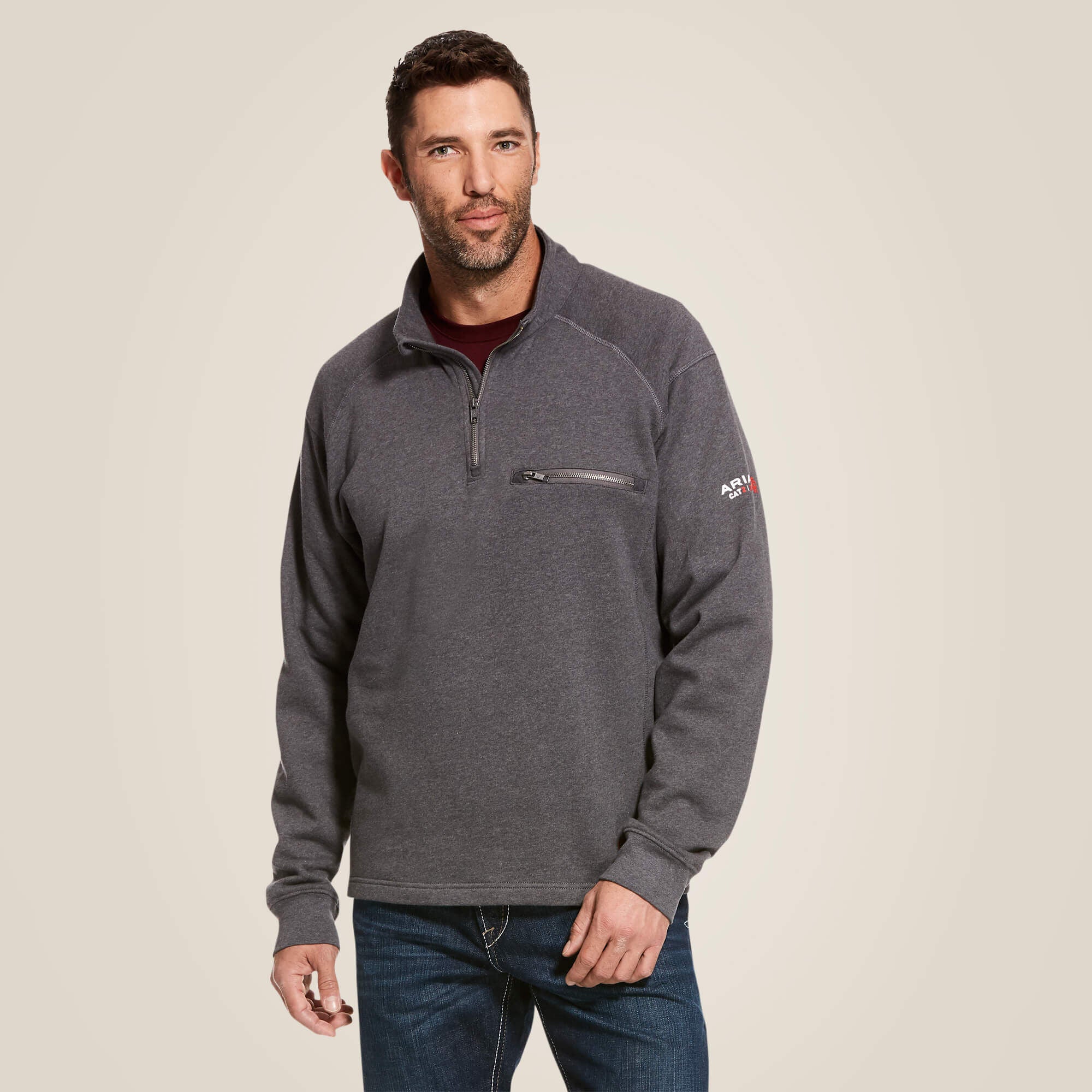 FR Rev 1/4 Zip Top-Ariat