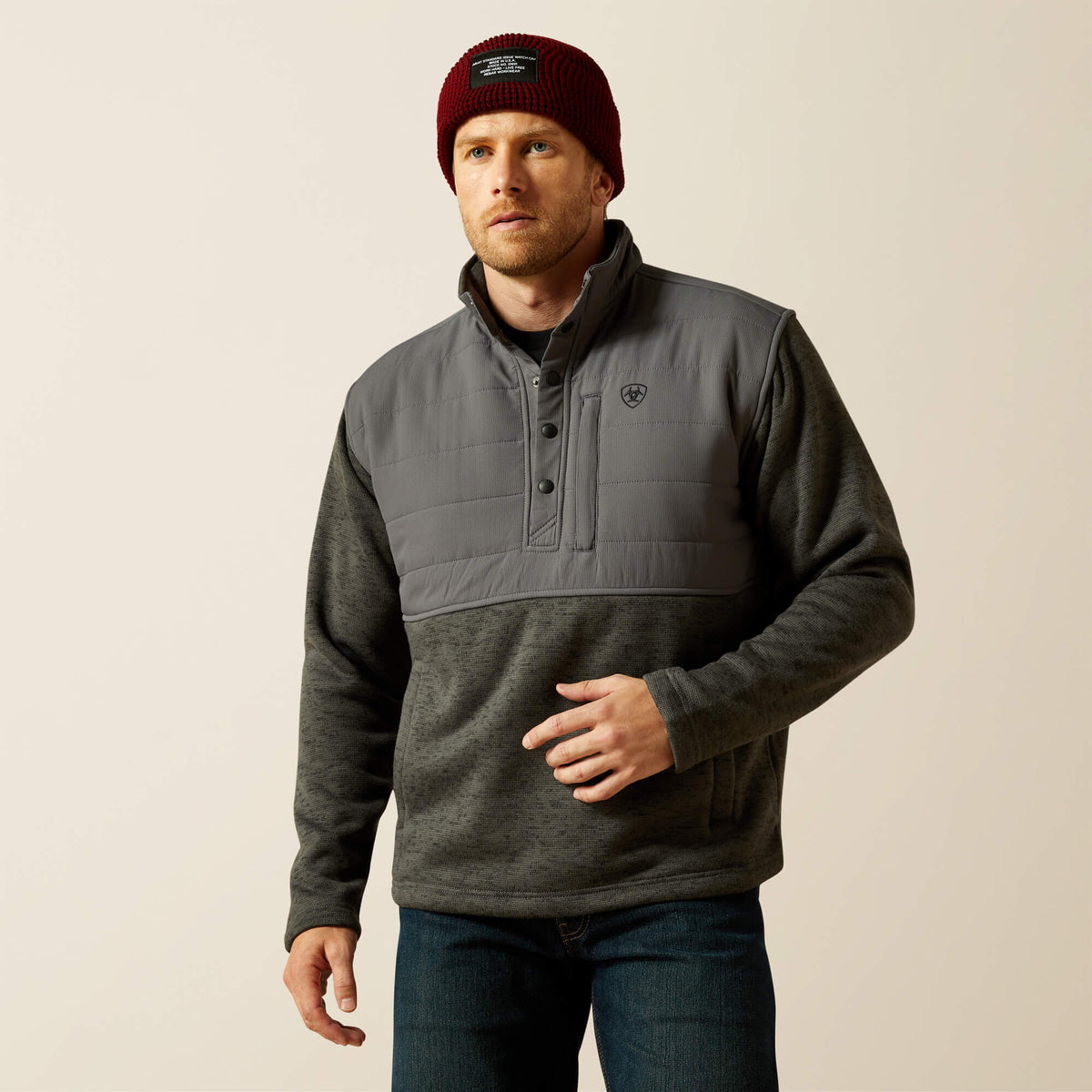 Caldwell Reinforced Snap Sweater-Ariat