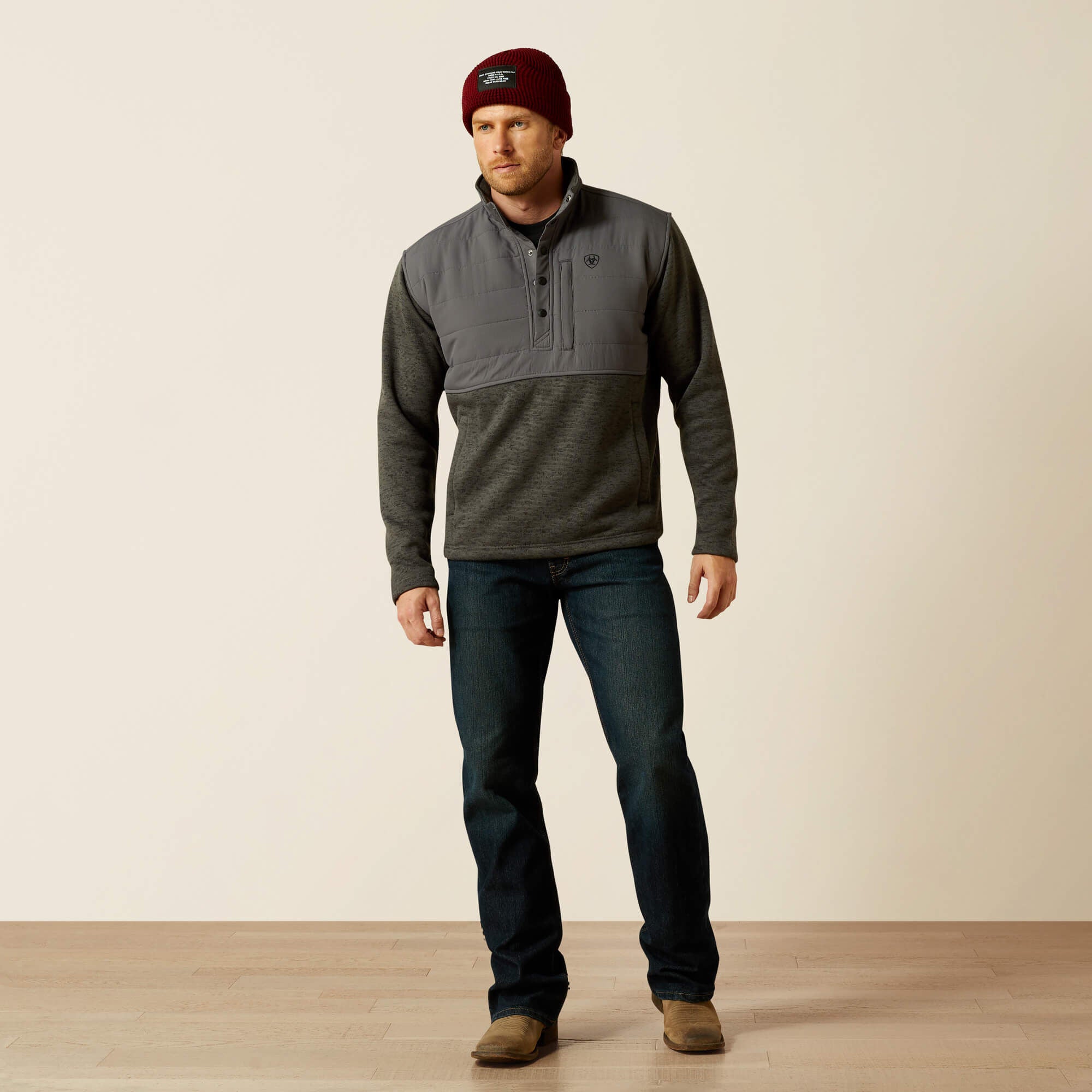Caldwell Reinforced Snap Sweater-Ariat