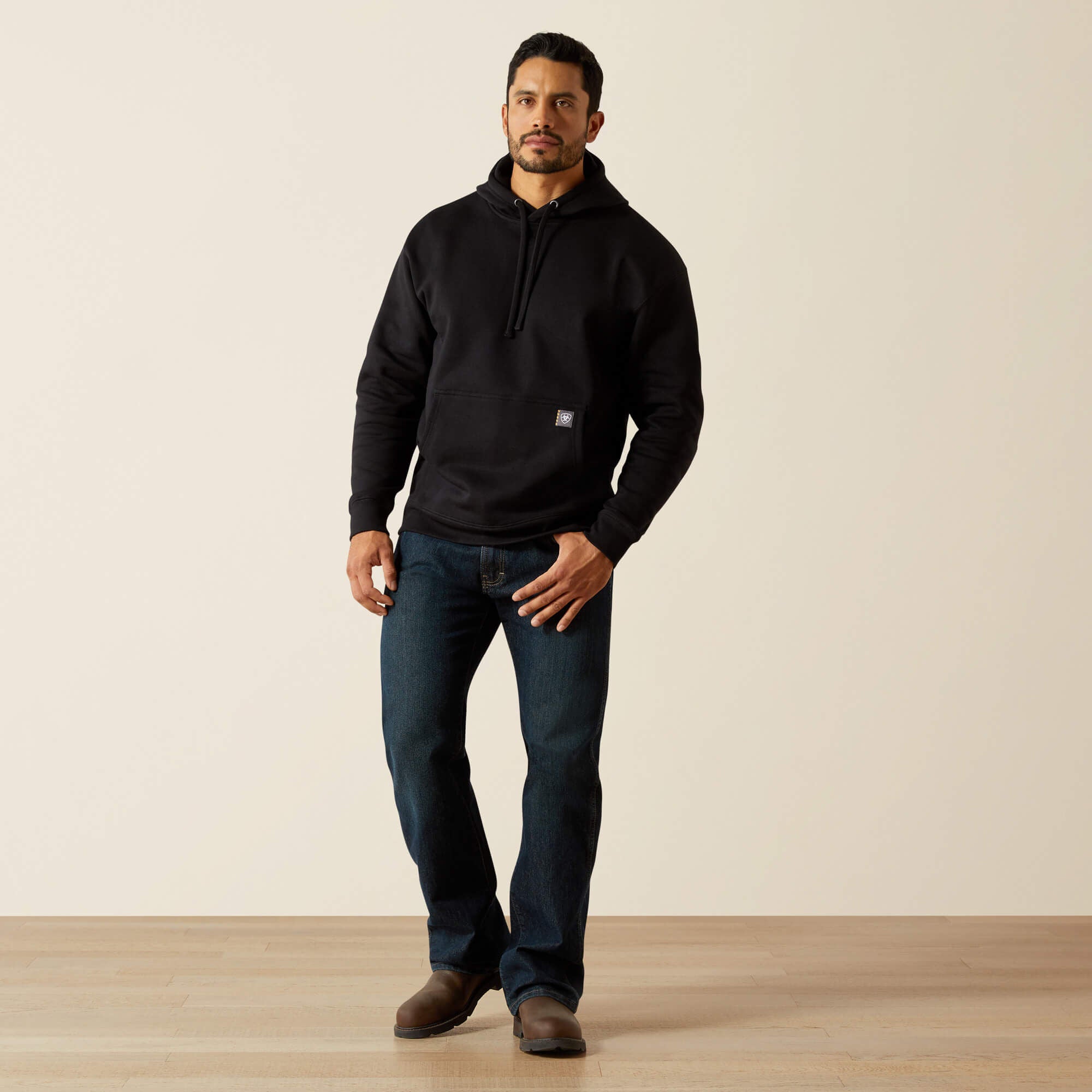 Rebar Workman Bare Knuckle Hoodie-Ariat