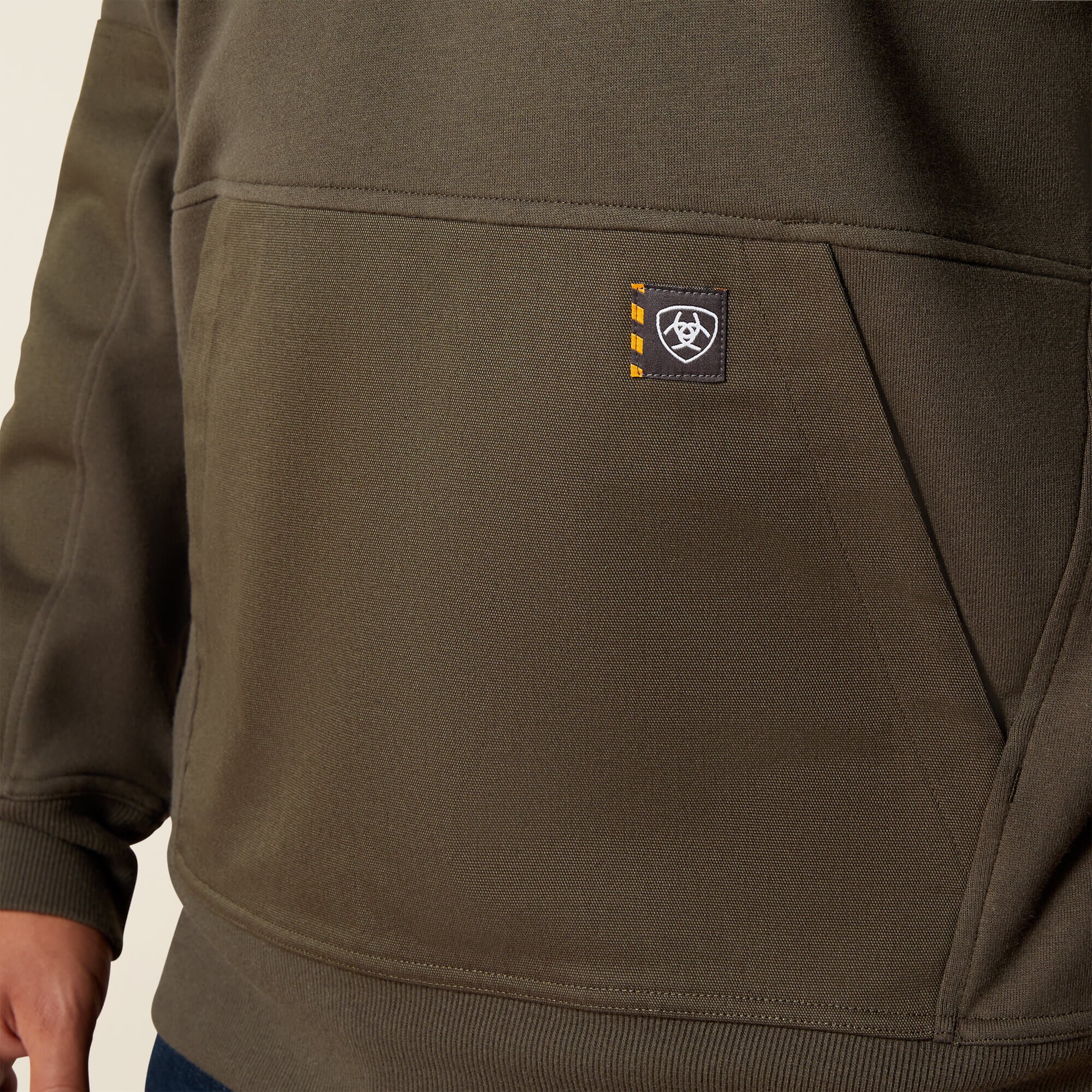 Rebar Workman Duracanvas 1/4 Zip Sweatshirt-Ariat