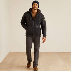 Rebar All-Weather Sherpa-Lined Full Zip Hoodie-Ariat