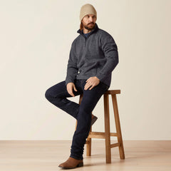 Caldwell Logo 1/4 Zip Sweater-Ariat