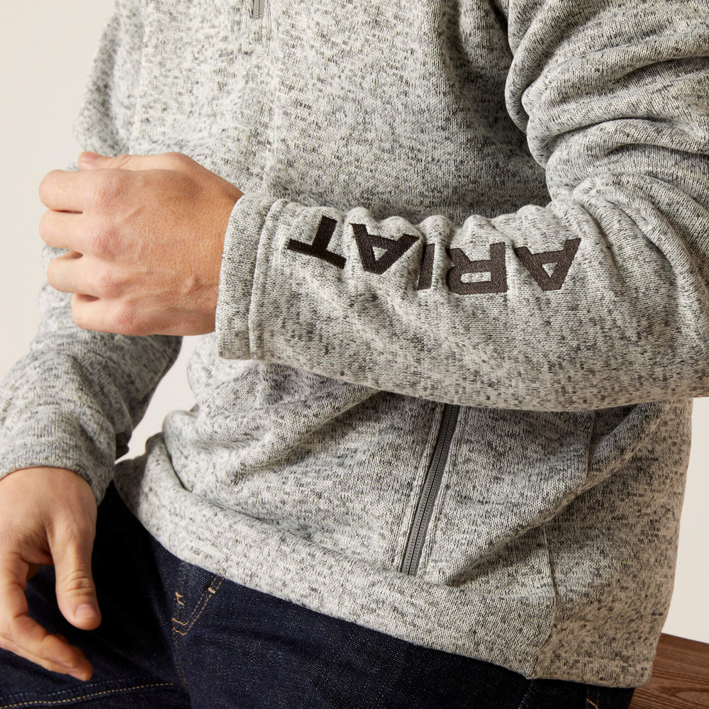 Caldwell Logo 1/4 Zip Sweater-Ariat
