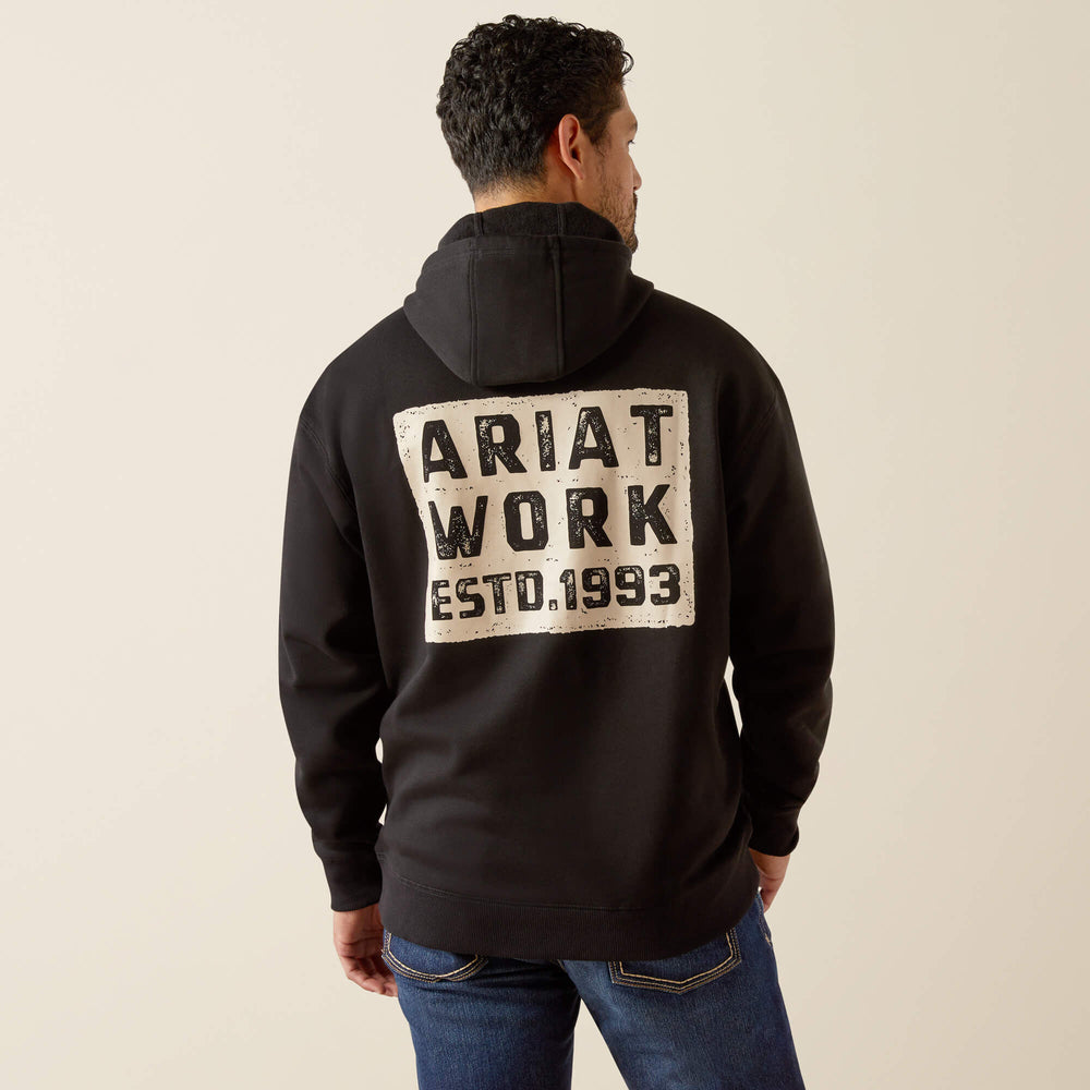 Rebar Workman Brickyard Hoodie-Ariat
