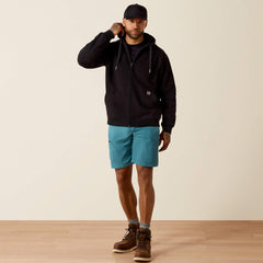 Rebar Lightweight Label Full Zip Hoodie-Ariat