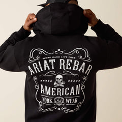 Rebar Lightweight Label Full Zip Hoodie-Ariat