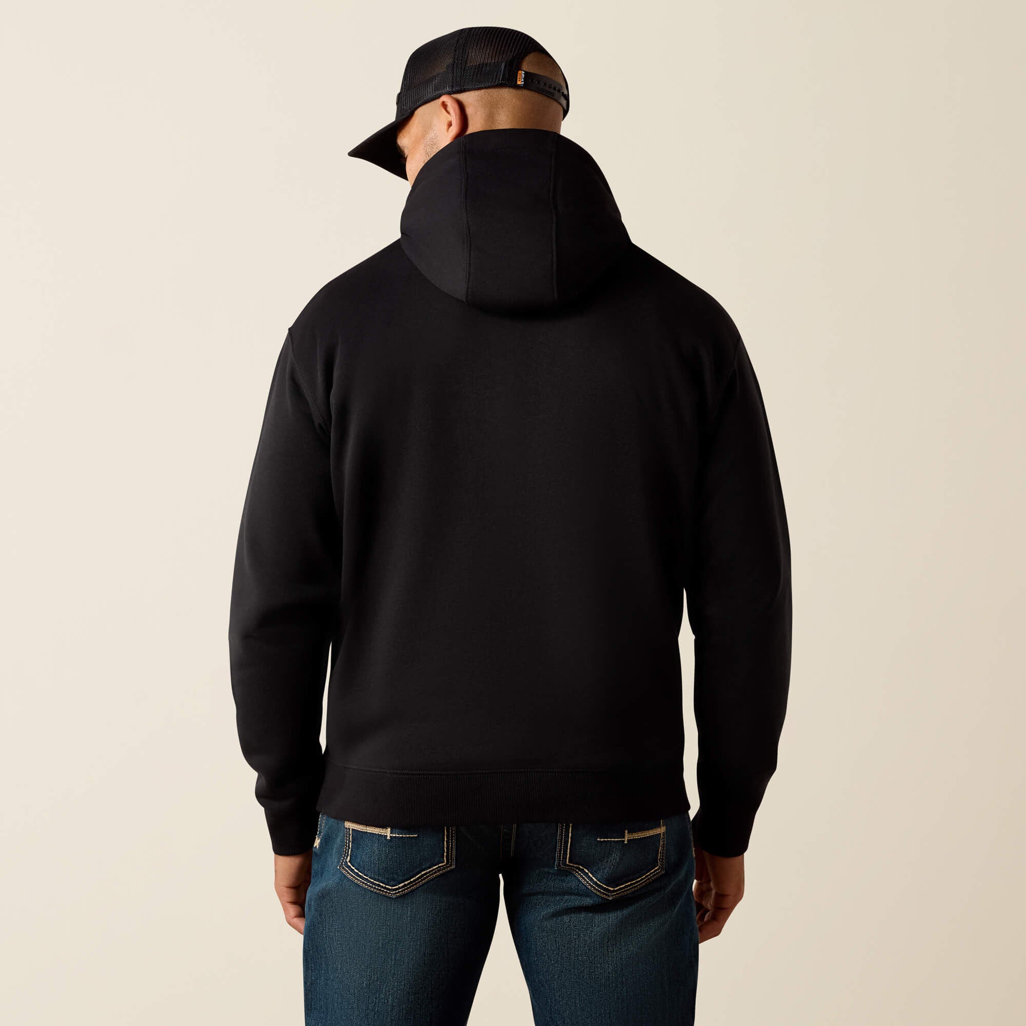 Rebar Lightweight Duct Logo Hoodie-Ariat
