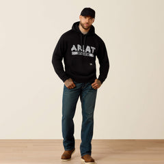 Rebar Lightweight Duct Logo Hoodie-Ariat