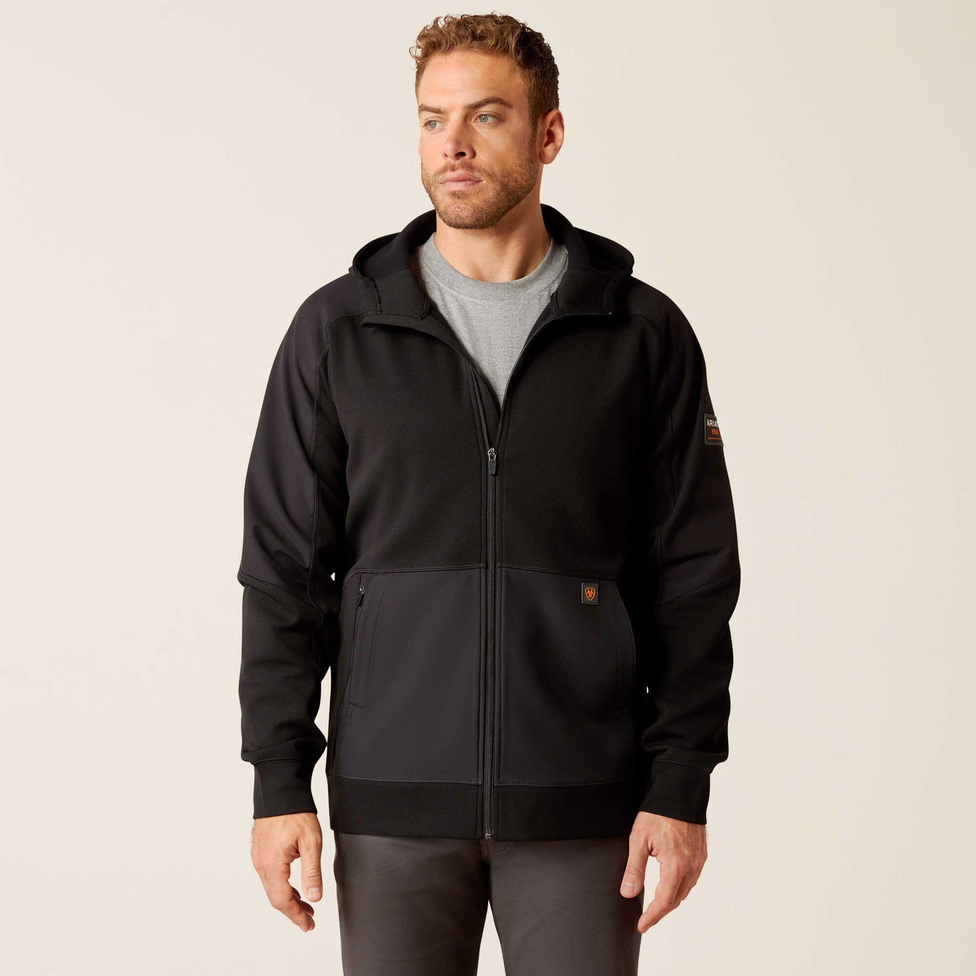 Rebar WorkTek Reinforced Full Zip Hoodie-Ariat