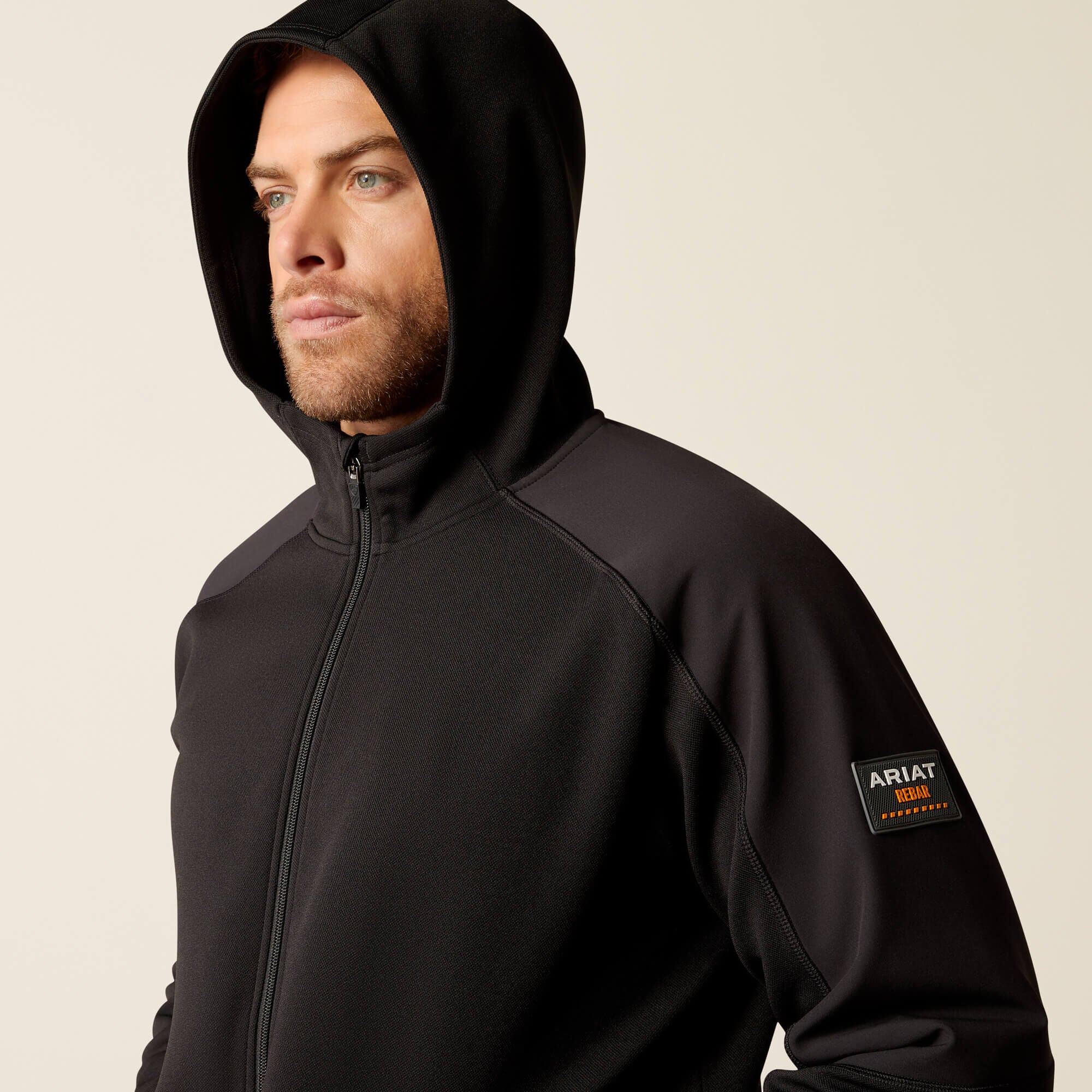 Rebar WorkTek Reinforced Full Zip Hoodie-Ariat