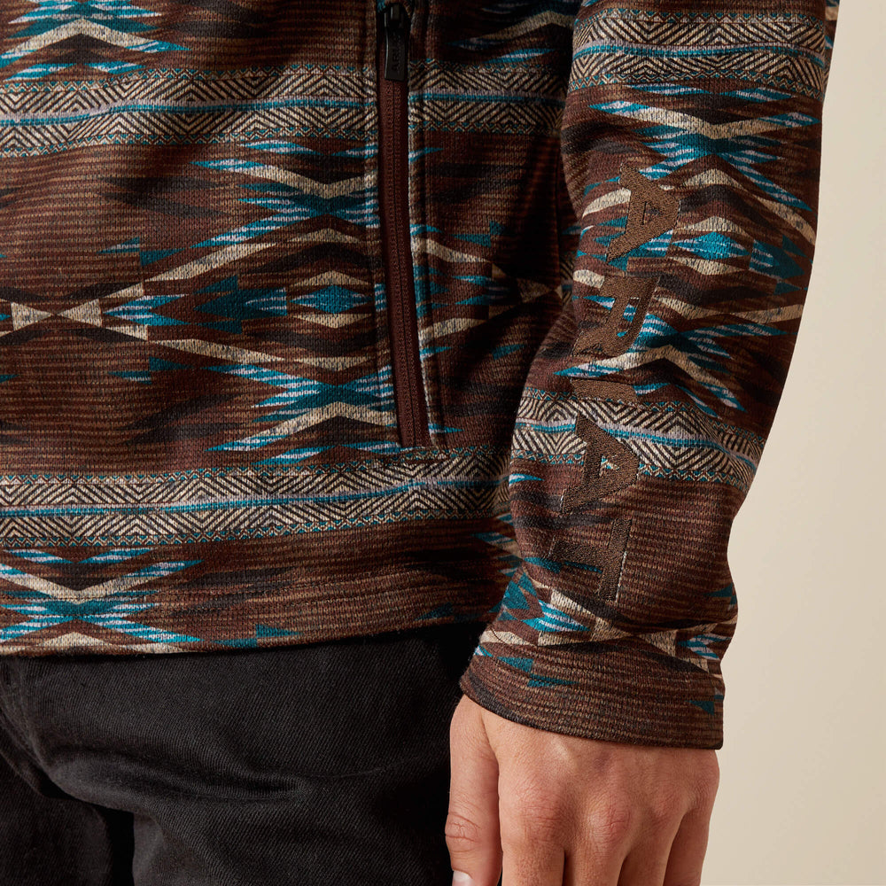 Caldwell Logo 1/4 Zip Sweater-Ariat