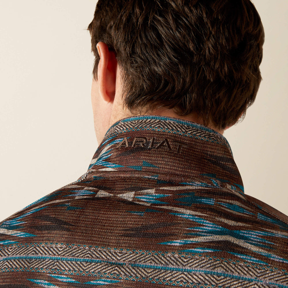 Caldwell Logo 1/4 Zip Sweater-Ariat