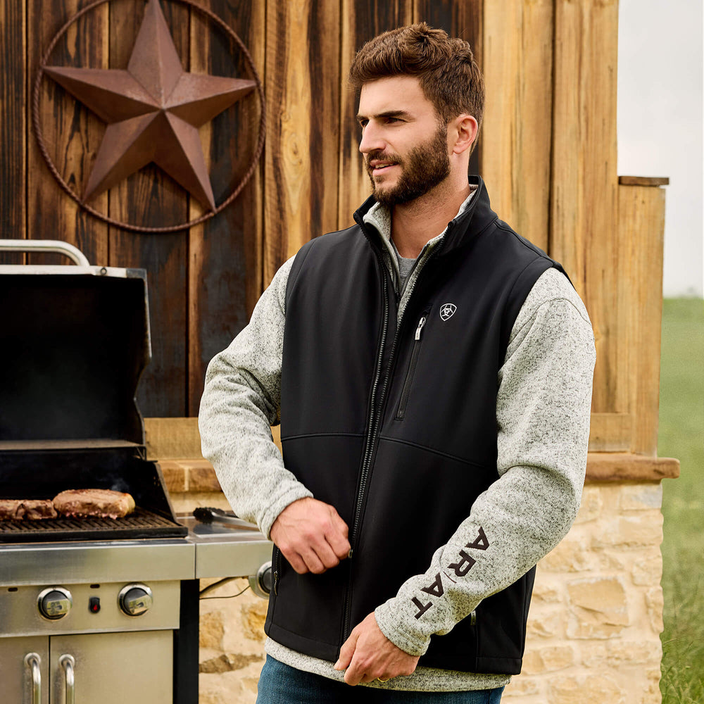 Logo Softshell Vest-Ariat