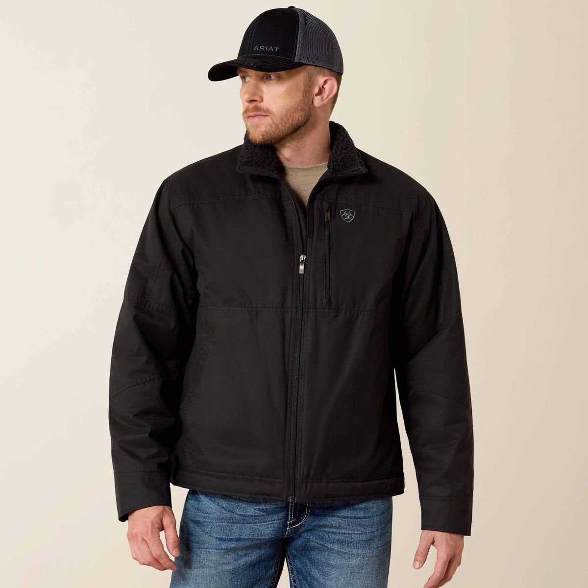 Grizzly Canvas Jacket-Ariat