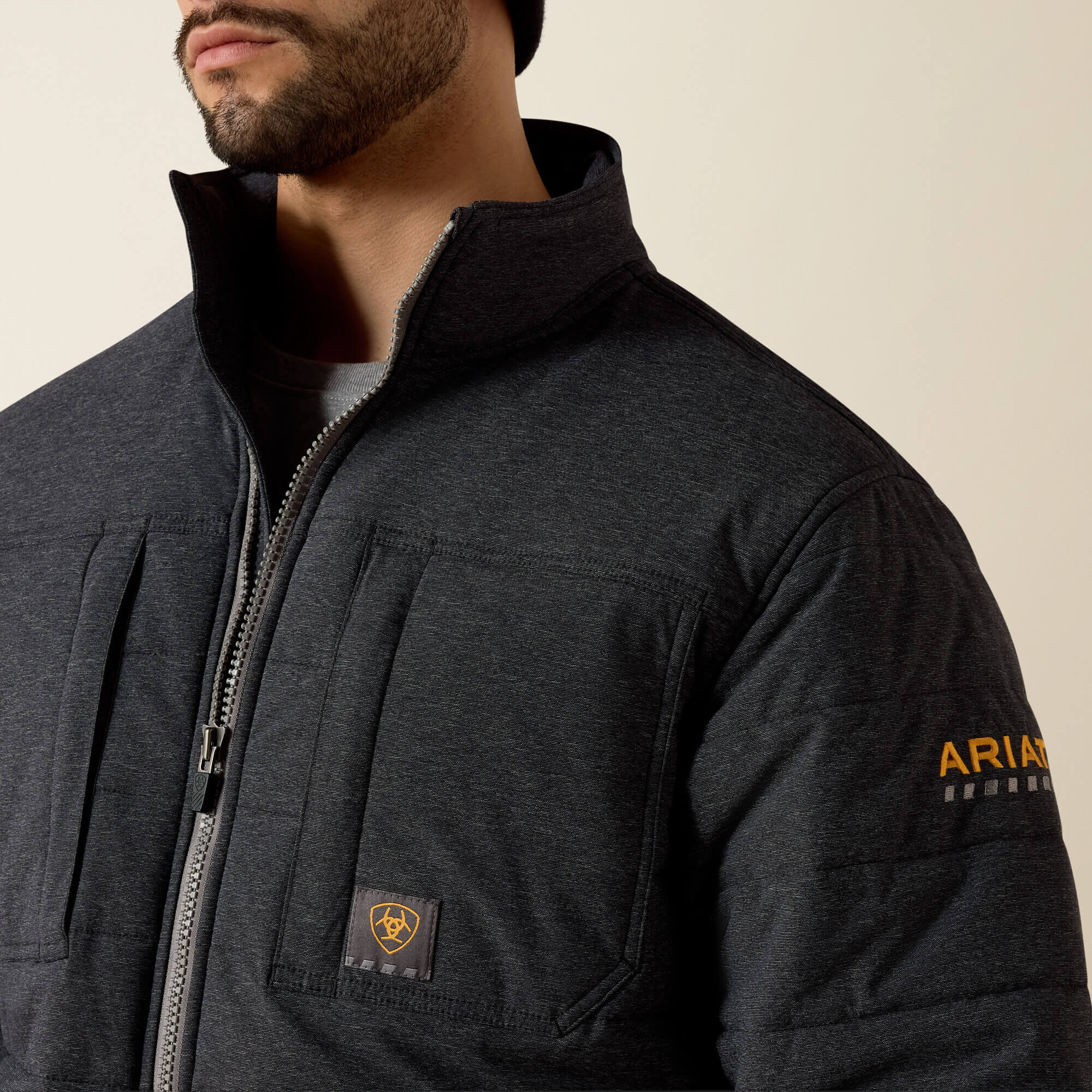 Rebar Valiant Stretch Canvas Water Resistant Insulated Jacket-Ariat