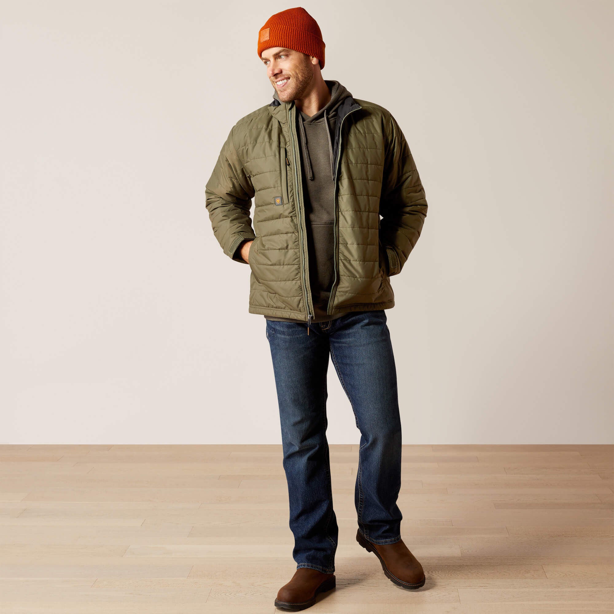 Rebar Cordura Ripstop Lightweight Insulated Jacket-Ariat