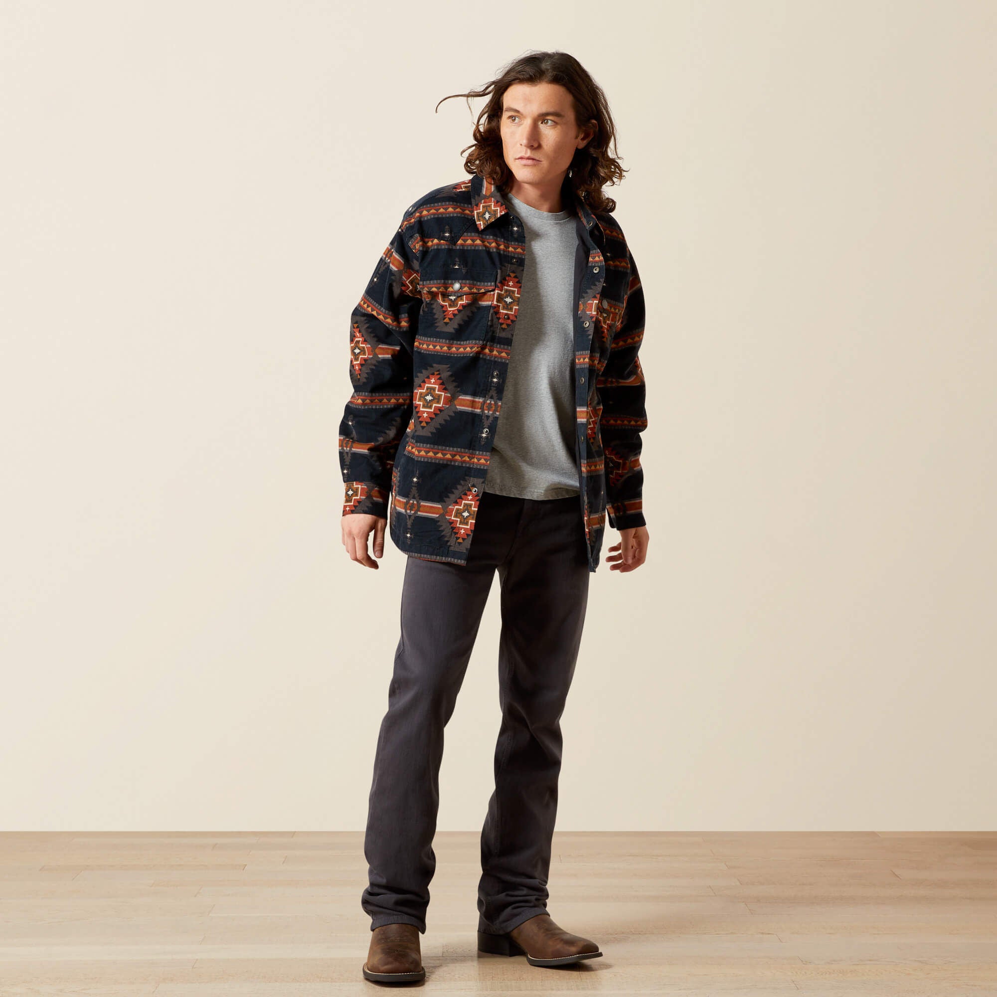 Hensley Corduroy Retro Shirt Jacket-Ariat