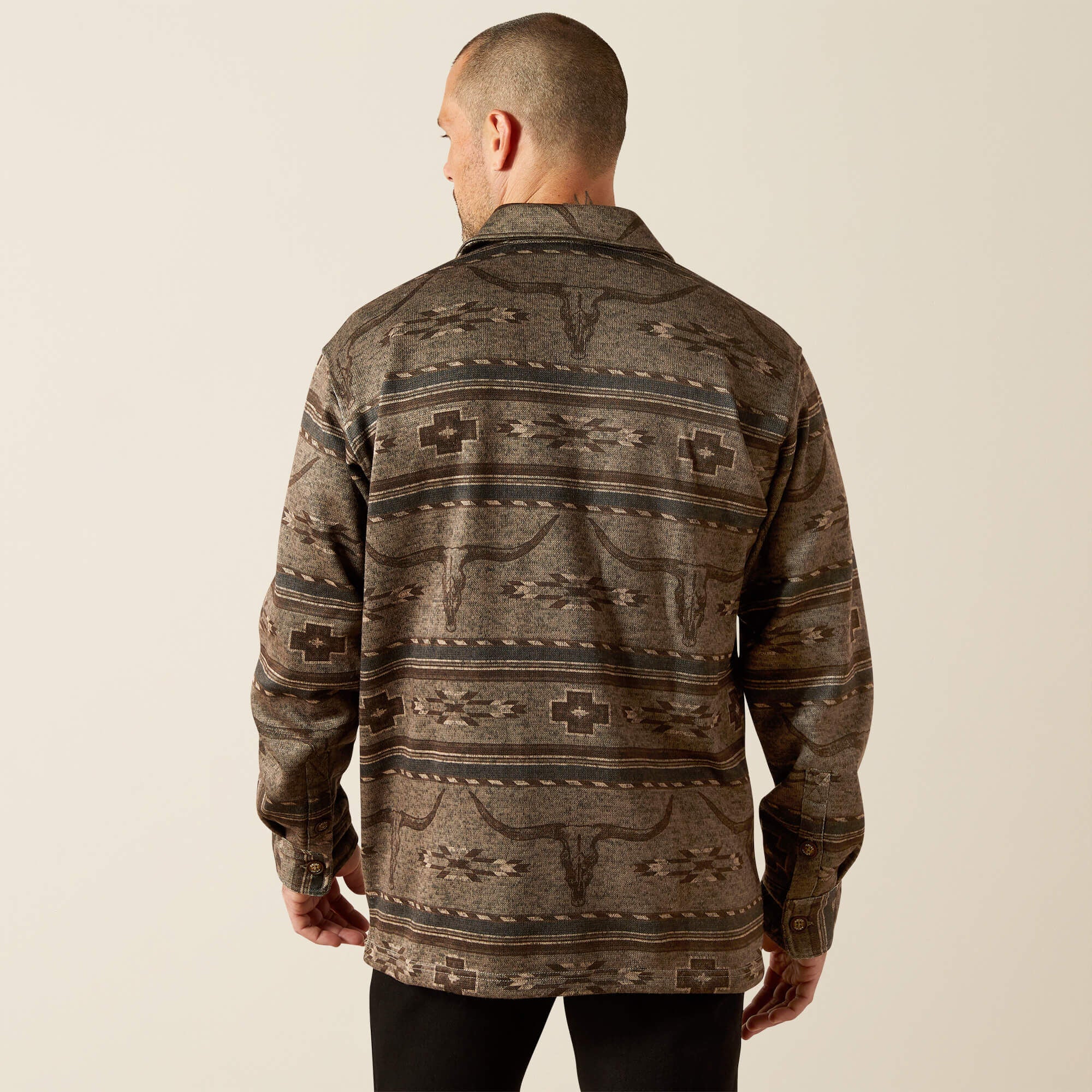 Caldwell Printed Shirt Jacket-Ariat