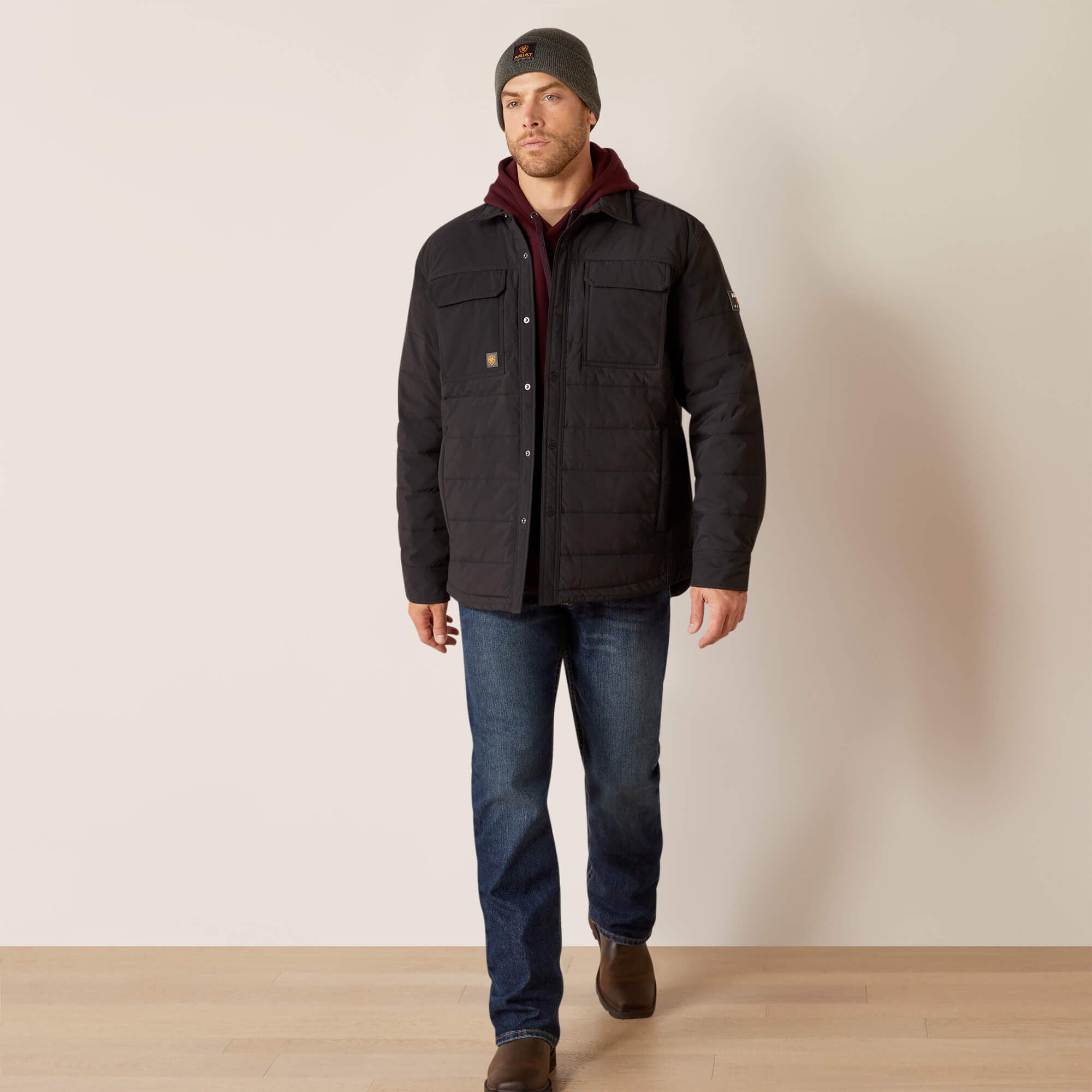 Rebar Cordura Ripstop Insulated Shirt Jacket-Ariat