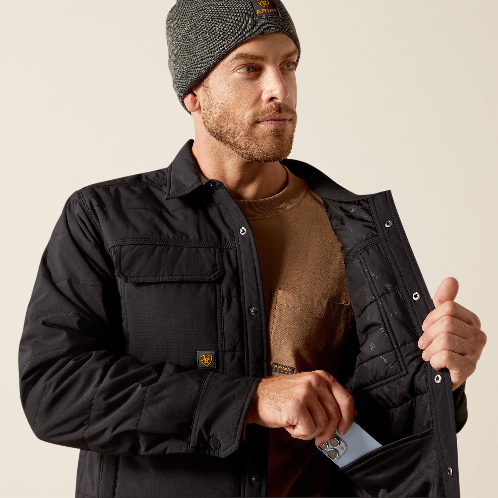 Rebar Cordura Ripstop Insulated Shirt Jacket-Ariat