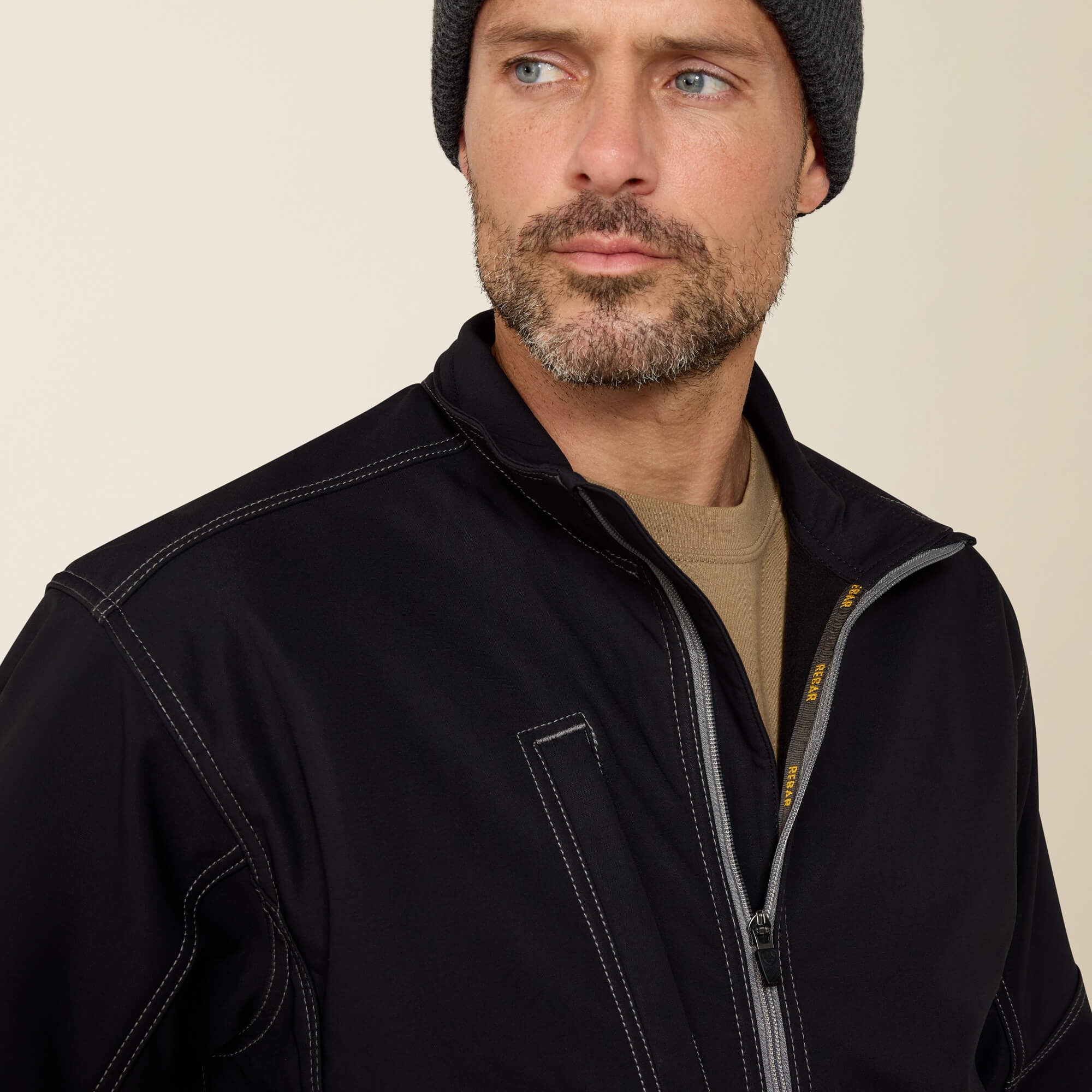 Rebar Stretch Canvas Softshell Jacket-Ariat