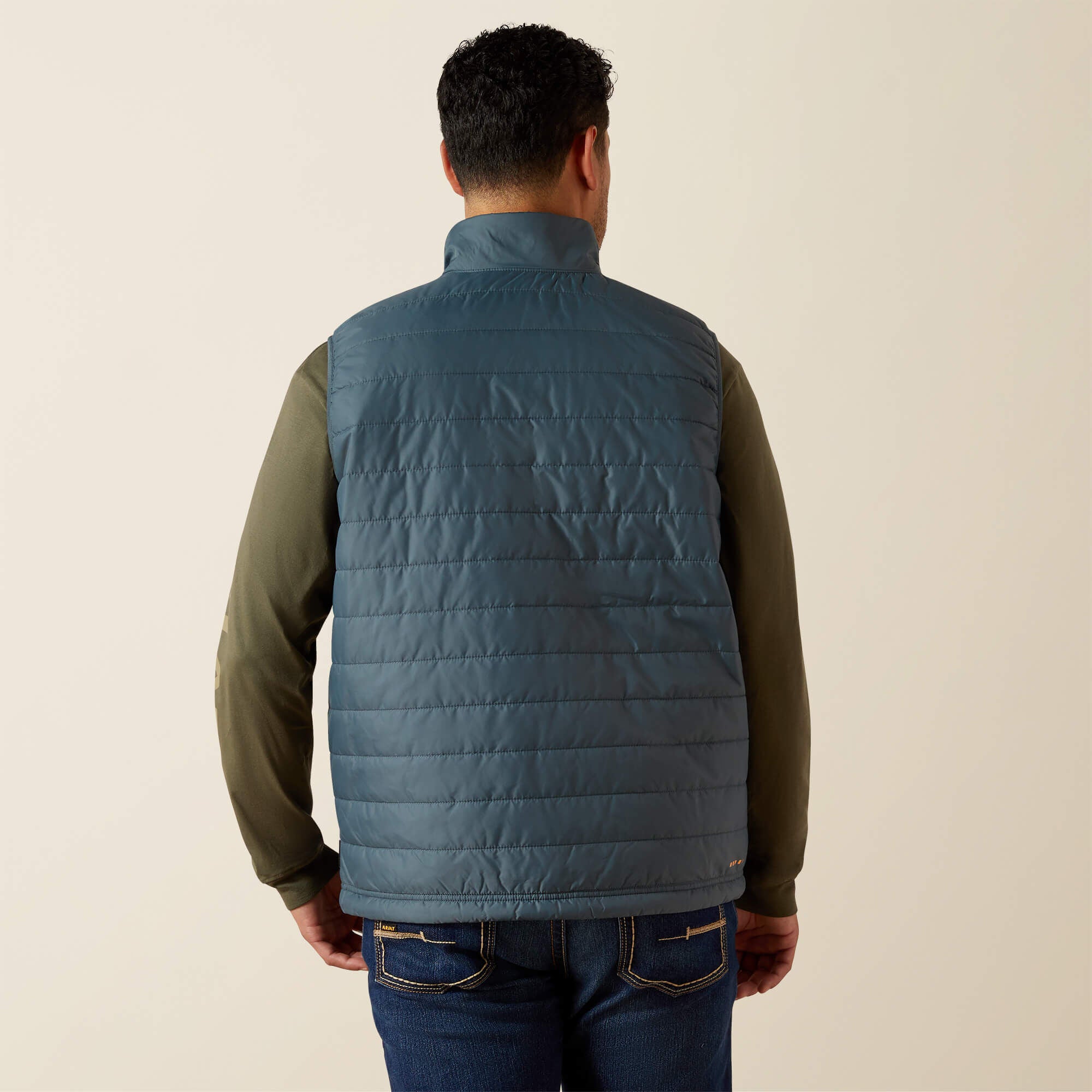 Rebar Cordura Ripstop Lightweight Insulated Vest-Ariat