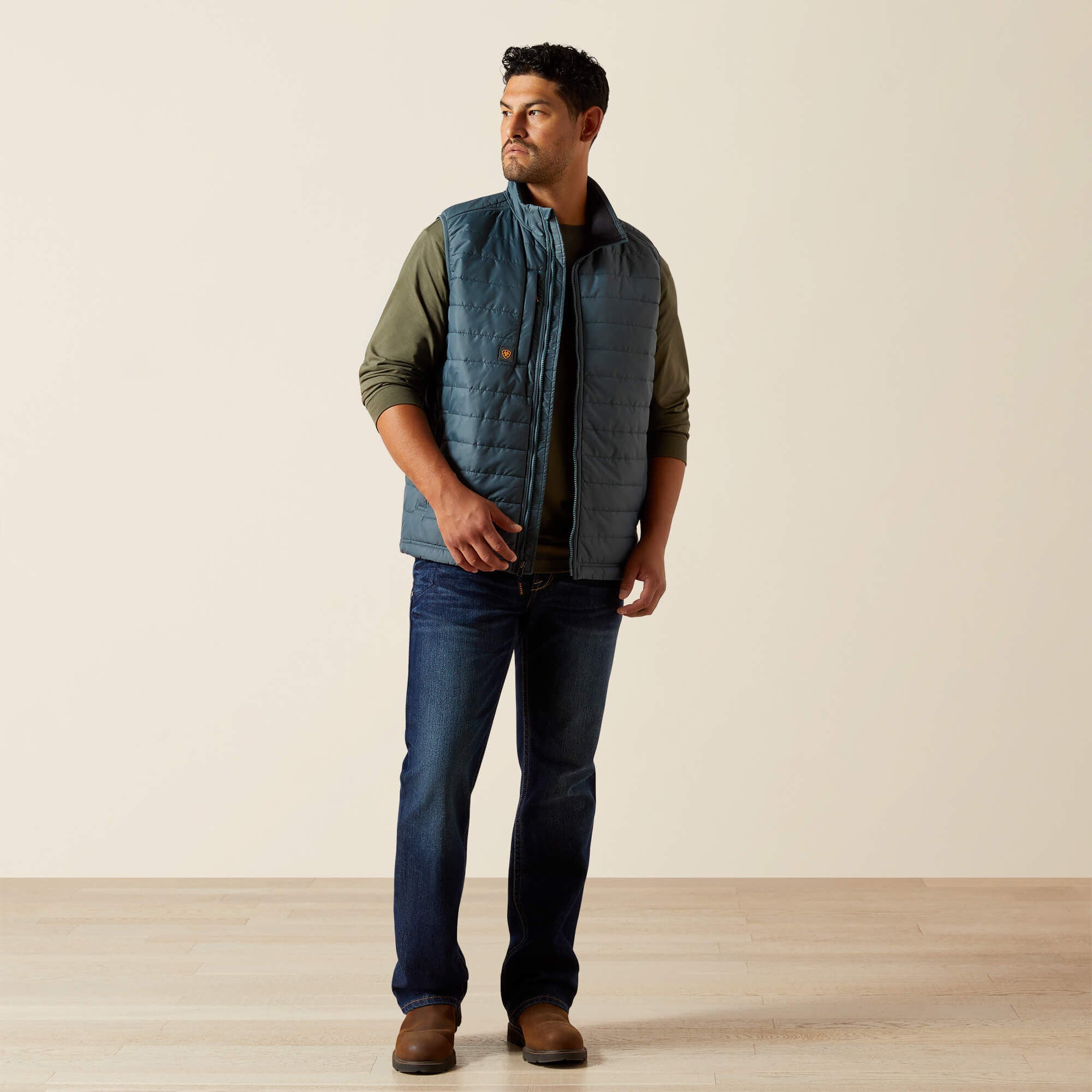 Rebar Cordura Ripstop Lightweight Insulated Vest-Ariat