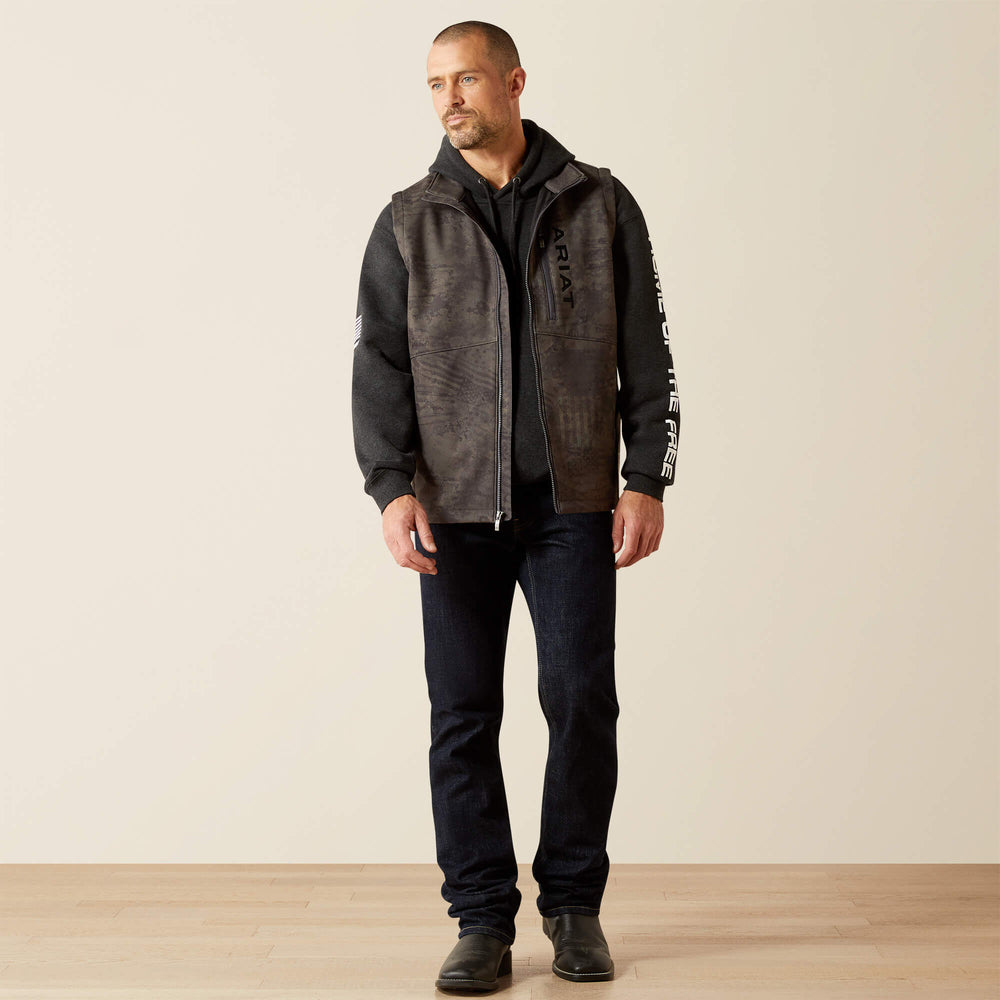 Patriot Flag Softshell Vest-Ariat
