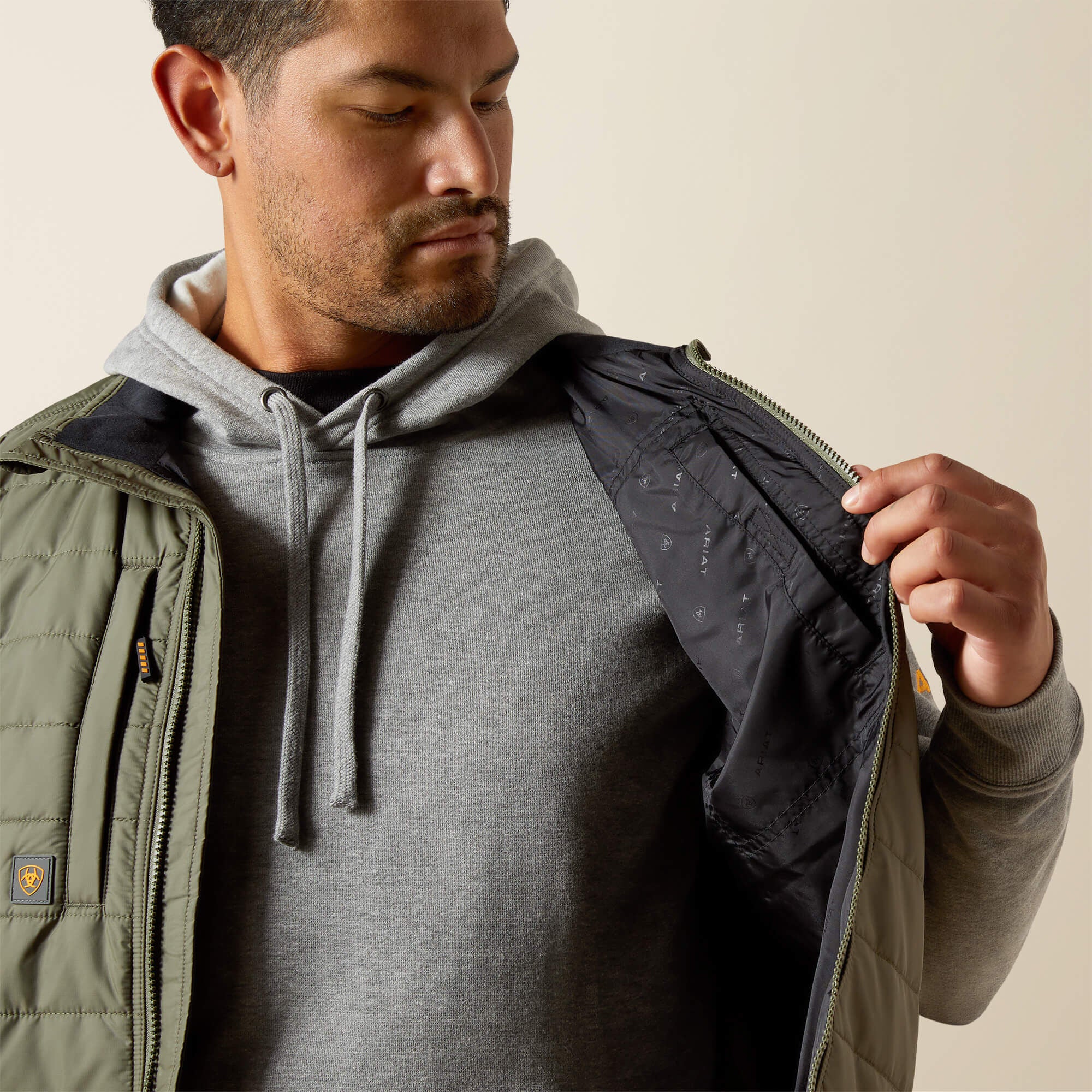 Rebar Cordura Ripstop Lightweight Insulated Vest-Ariat